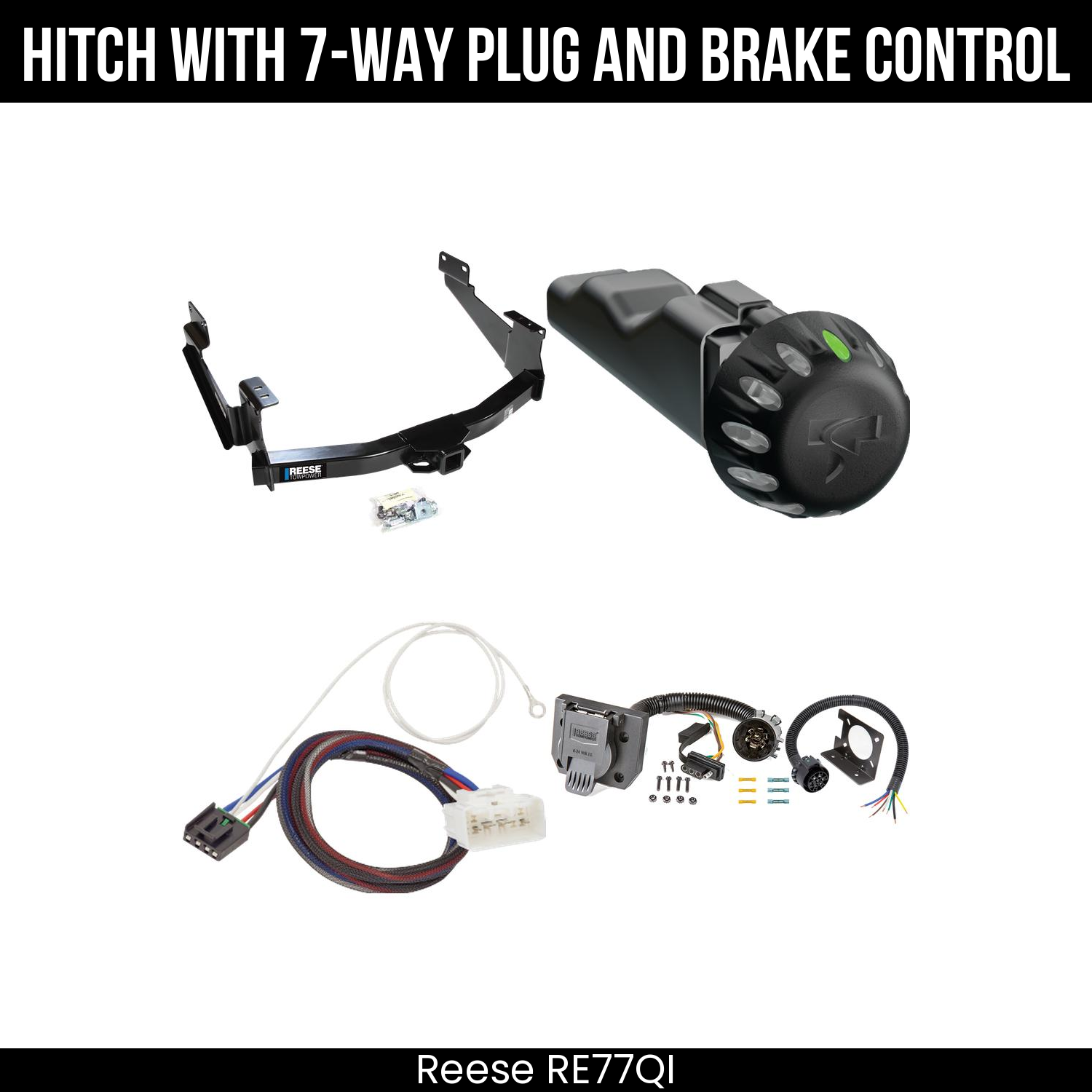 Trailer Hitch , 7-Way , Tekonsha Voyager iD Smart Brake Control