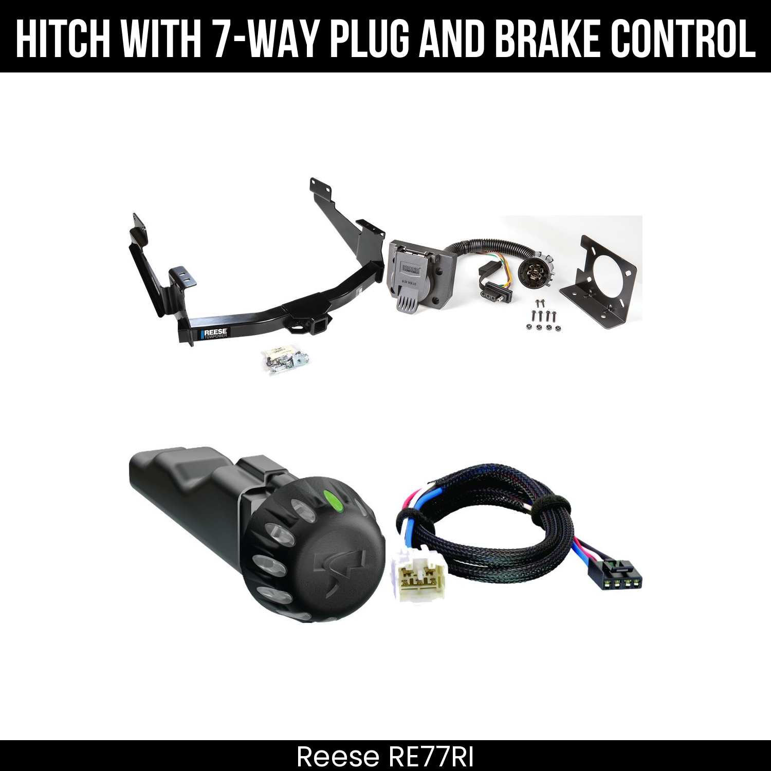 Trailer Hitch , 7-Way , Tekonsha Voyager iD Smart Brake Control