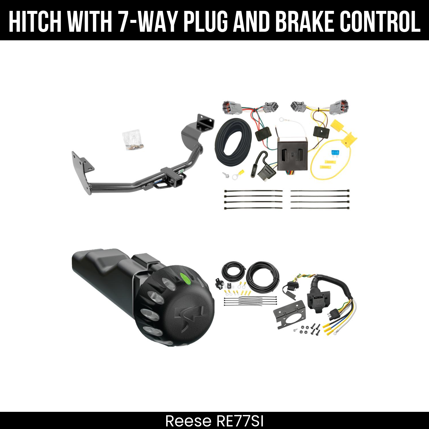Trailer Hitch , 7-Way , Tekonsha Voyager iD Smart Brake Control