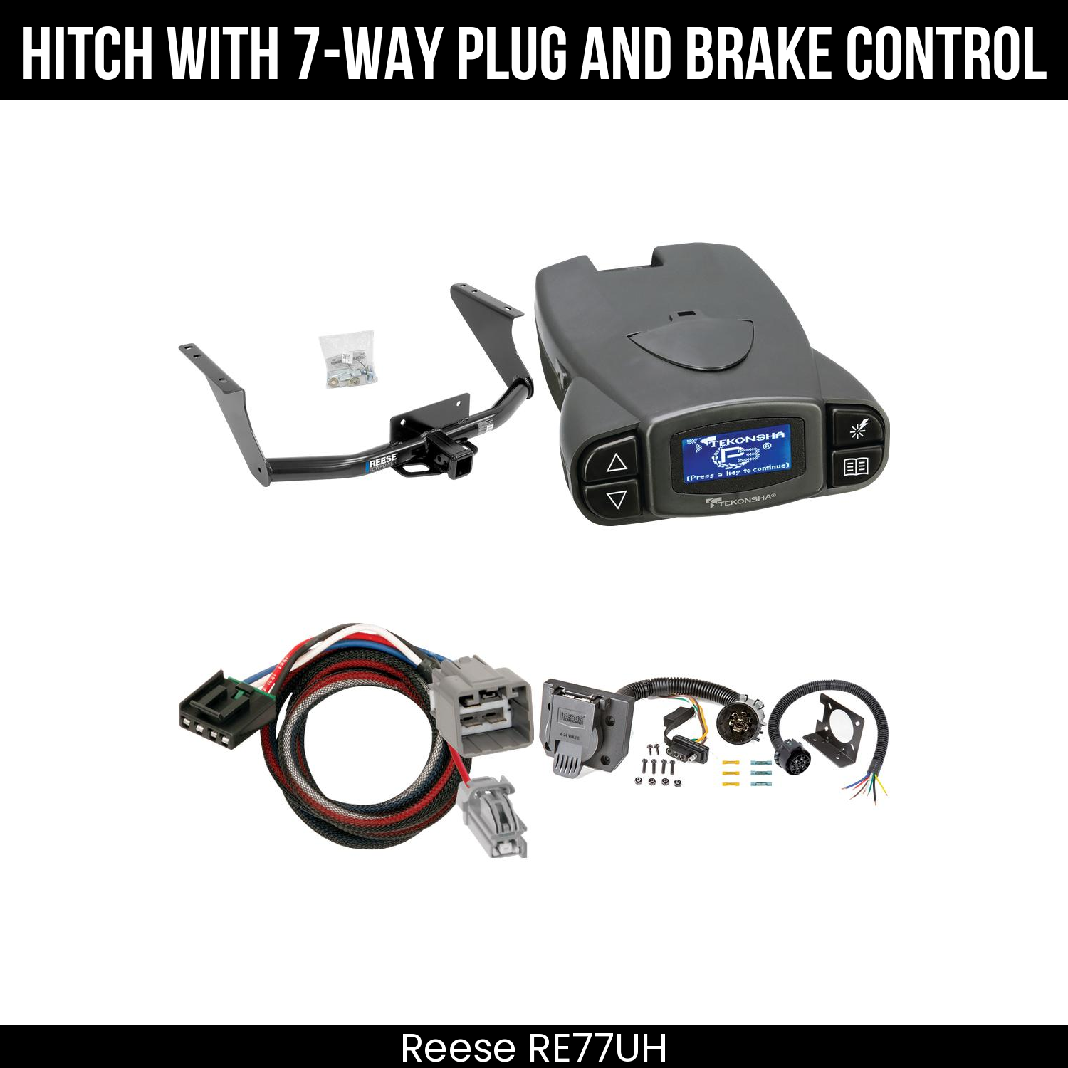 Trailer Hitch , 7-Way , Tekonsha Prodigy P3 Brake Control