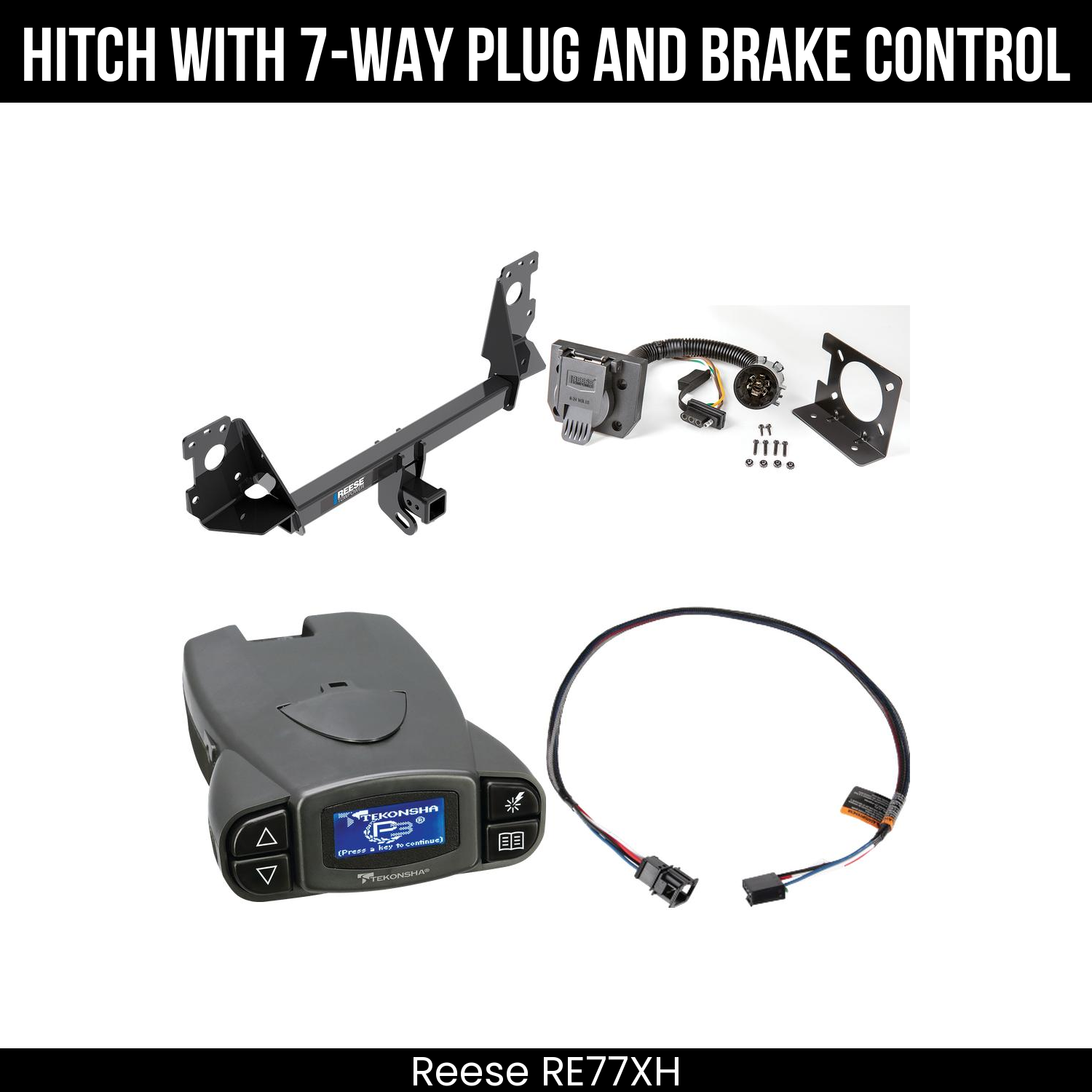 Trailer Hitch , 7-Way , Tekonsha Prodigy P3 Brake Control