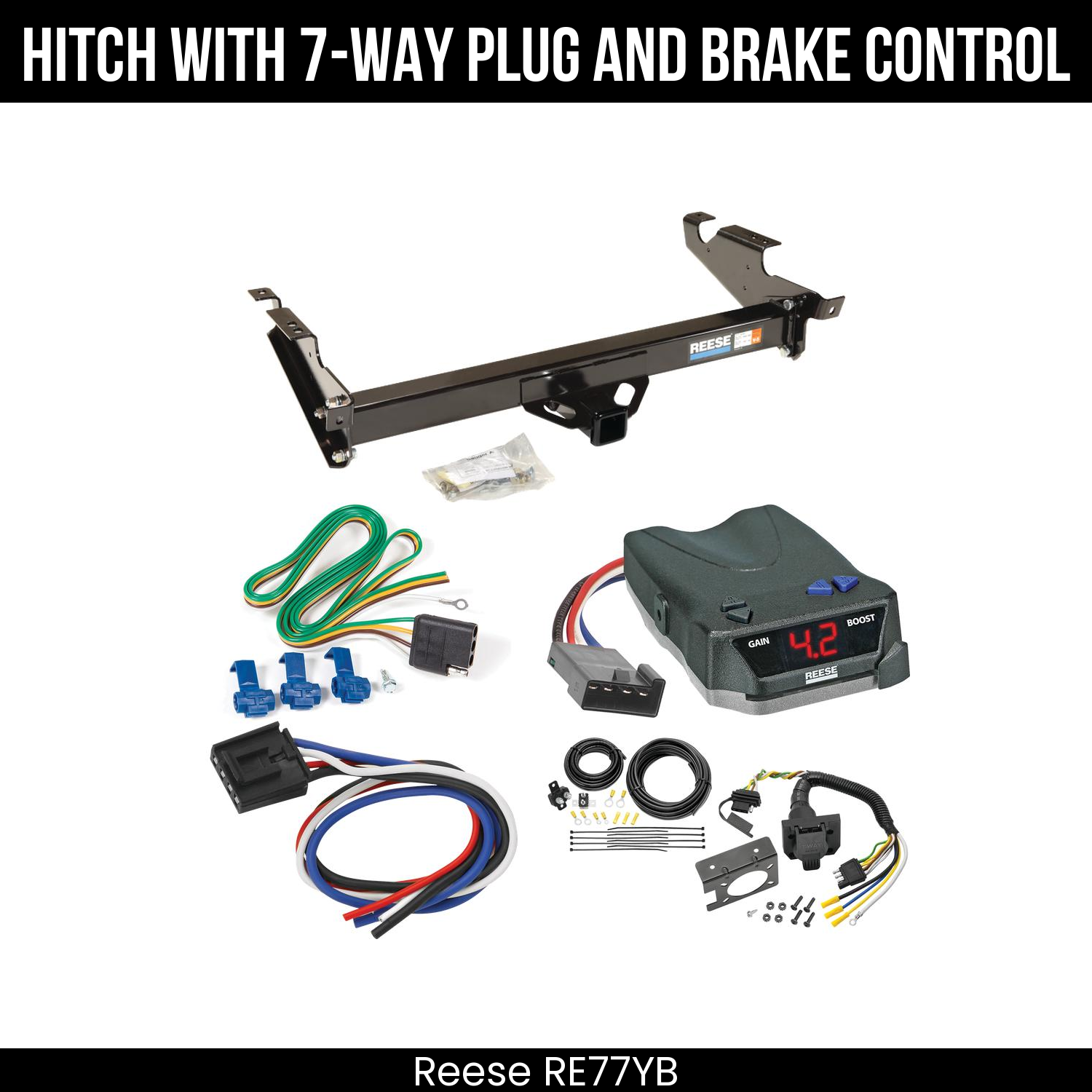 Trailer Hitch , 7-Way , Reese Brake EVN Control