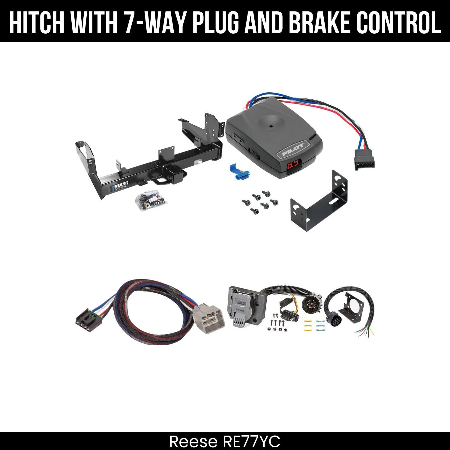 Trailer Hitch , 7-Way , Pro Series Pilot Brake Control