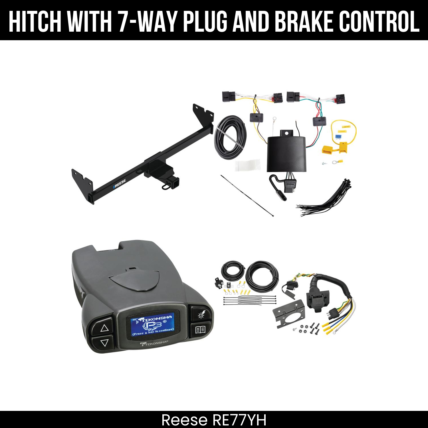 Trailer Hitch , 7-Way , Tekonsha Prodigy P3 Brake Control