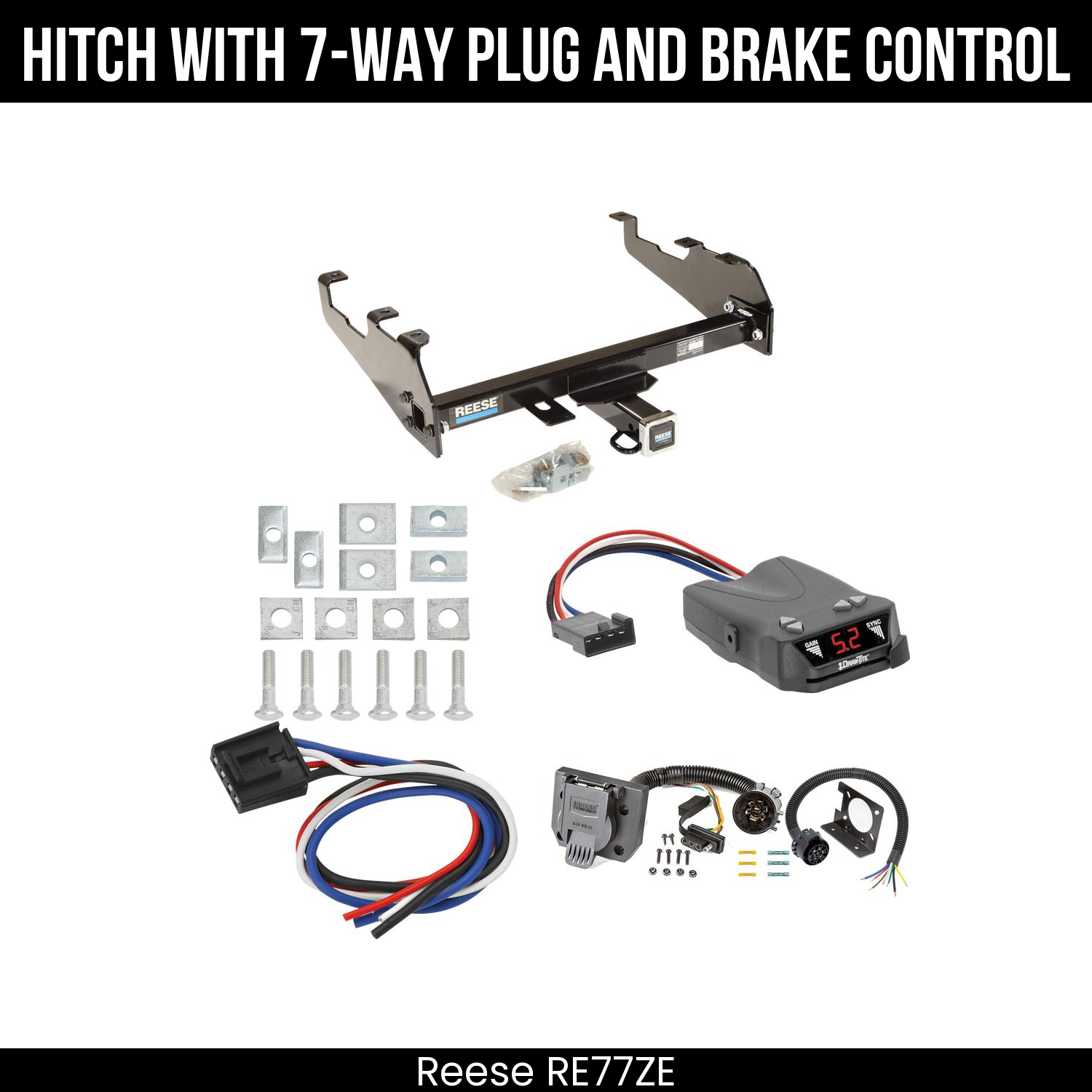 Trailer Hitch , 7-Way , Draw-Tite Activator IV Brake Control