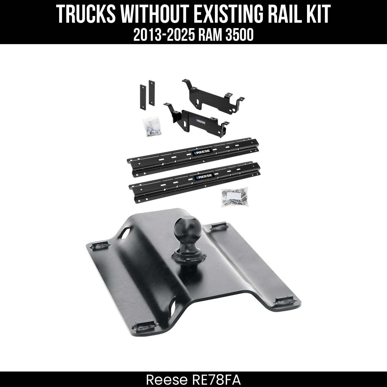 5th Wheel Hitch Rails Only,5th Wheel Hitch Custom Bracket,5th Wheel Gooseneck Hitch