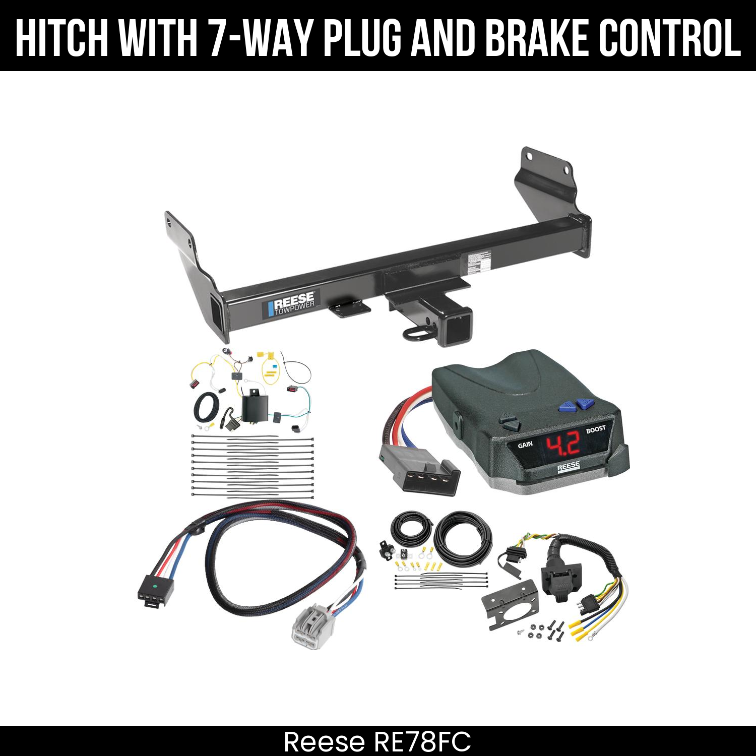 Trailer Hitch , 7-Way , Reese Brake EVN Control