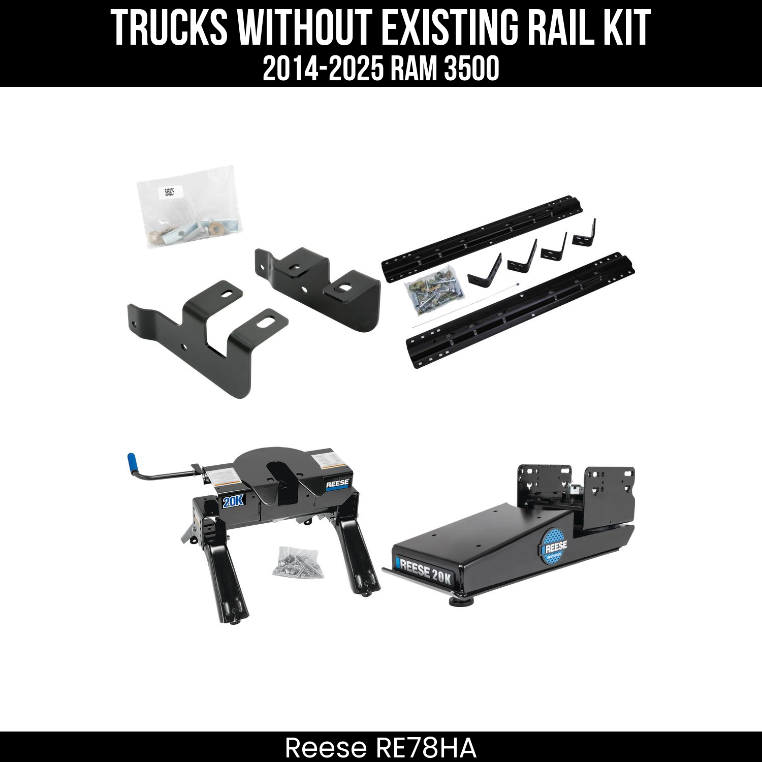 5th Wheel Hitch Bracket Kit,5th Wheel Hitch Mounting Rail & Bracket Kit,5th Wheel Hitch,Replacement 5th Wheel Legs,Sidewinder 5th Wheel Pin Box