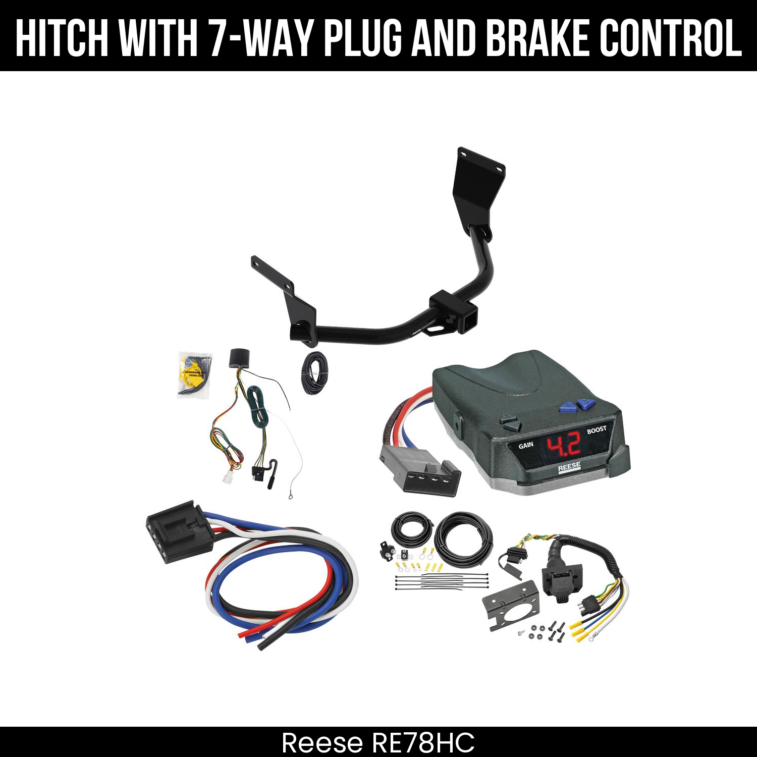 Trailer Hitch , 7-Way , Reese Brake EVN Control