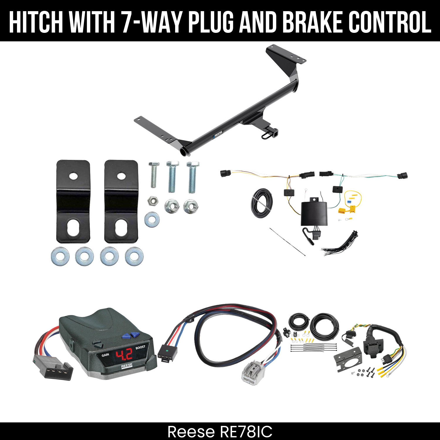 Trailer Hitch , 7-Way , Reese Brake EVN Control