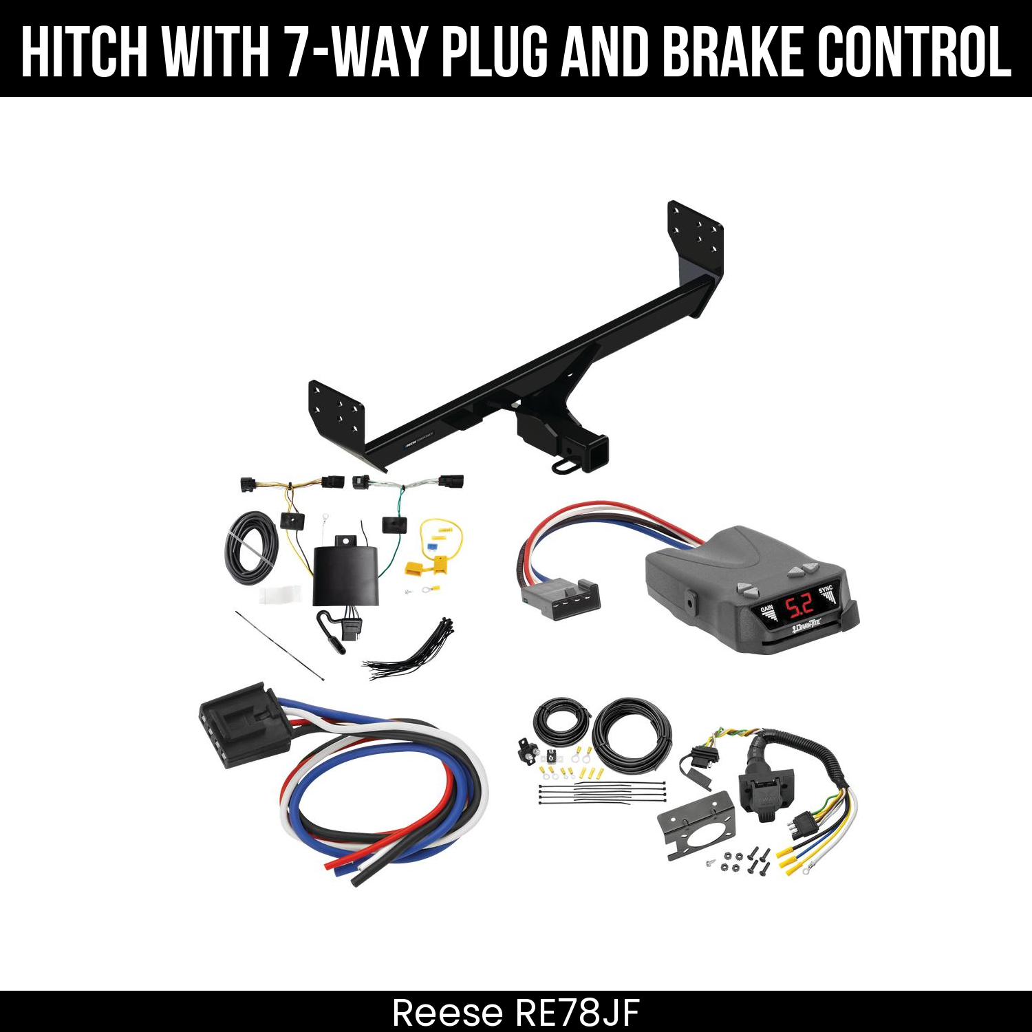 Trailer Hitch , 7-Way , Draw-Tite Activator IV Brake Control