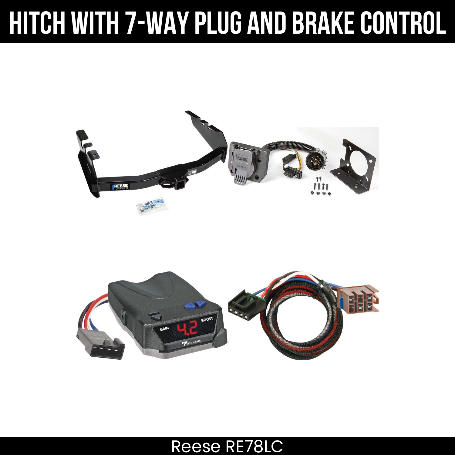 Trailer Hitch , 7-Way , Tekonsha Brake EVN Control