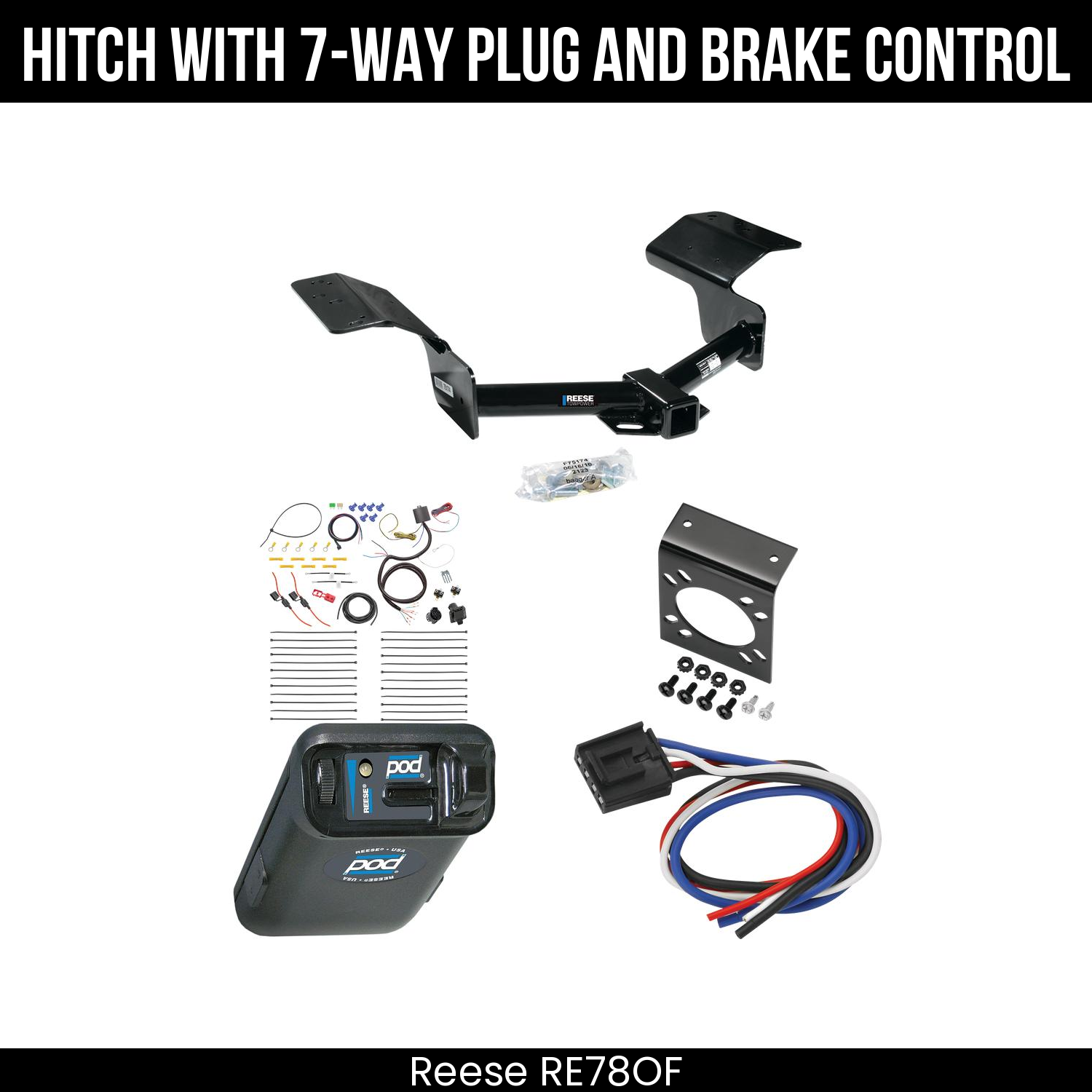 Trailer Hitch , 7-Way , Reese POD Brake Control