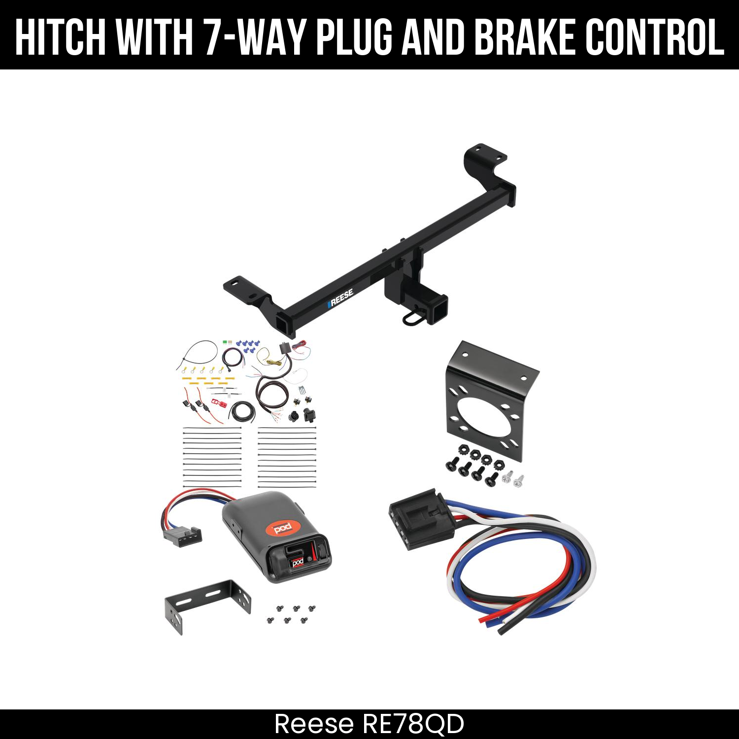 Trailer Hitch , 7-Way , Pro Series POD Brake Control