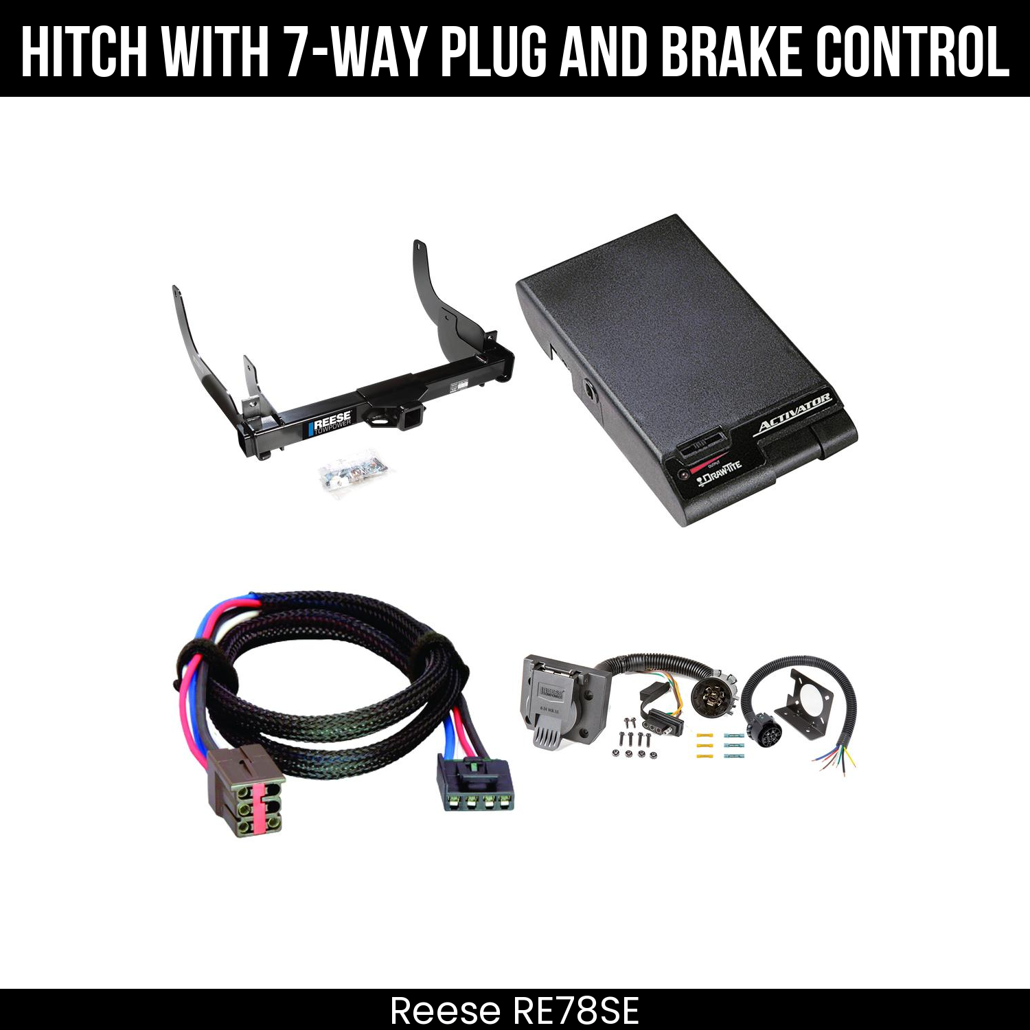 Trailer Hitch , 7-Way , Draw-Tite Activator Brake Control