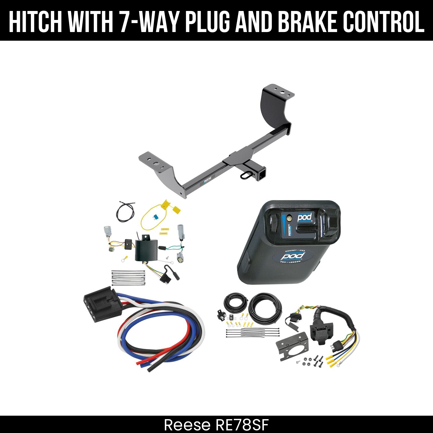Trailer Hitch , 7-Way , Reese POD Brake Control