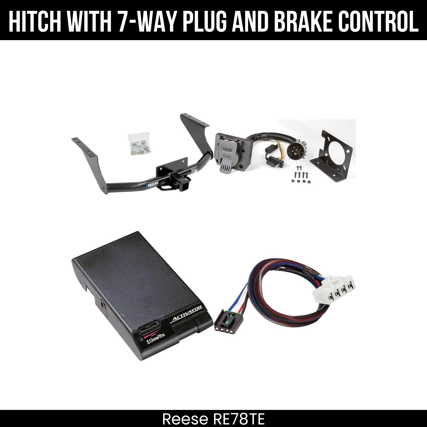 Trailer Hitch , 7-Way , Draw-Tite Activator Brake Control