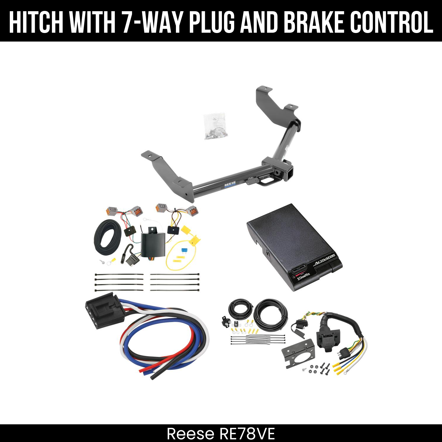 Trailer Hitch , 7-Way , Draw-Tite Activator Brake Control