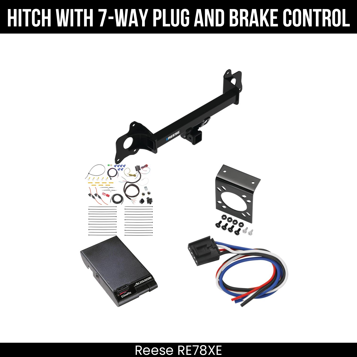 Trailer Hitch , 7-Way , Draw-Tite Activator Brake Control