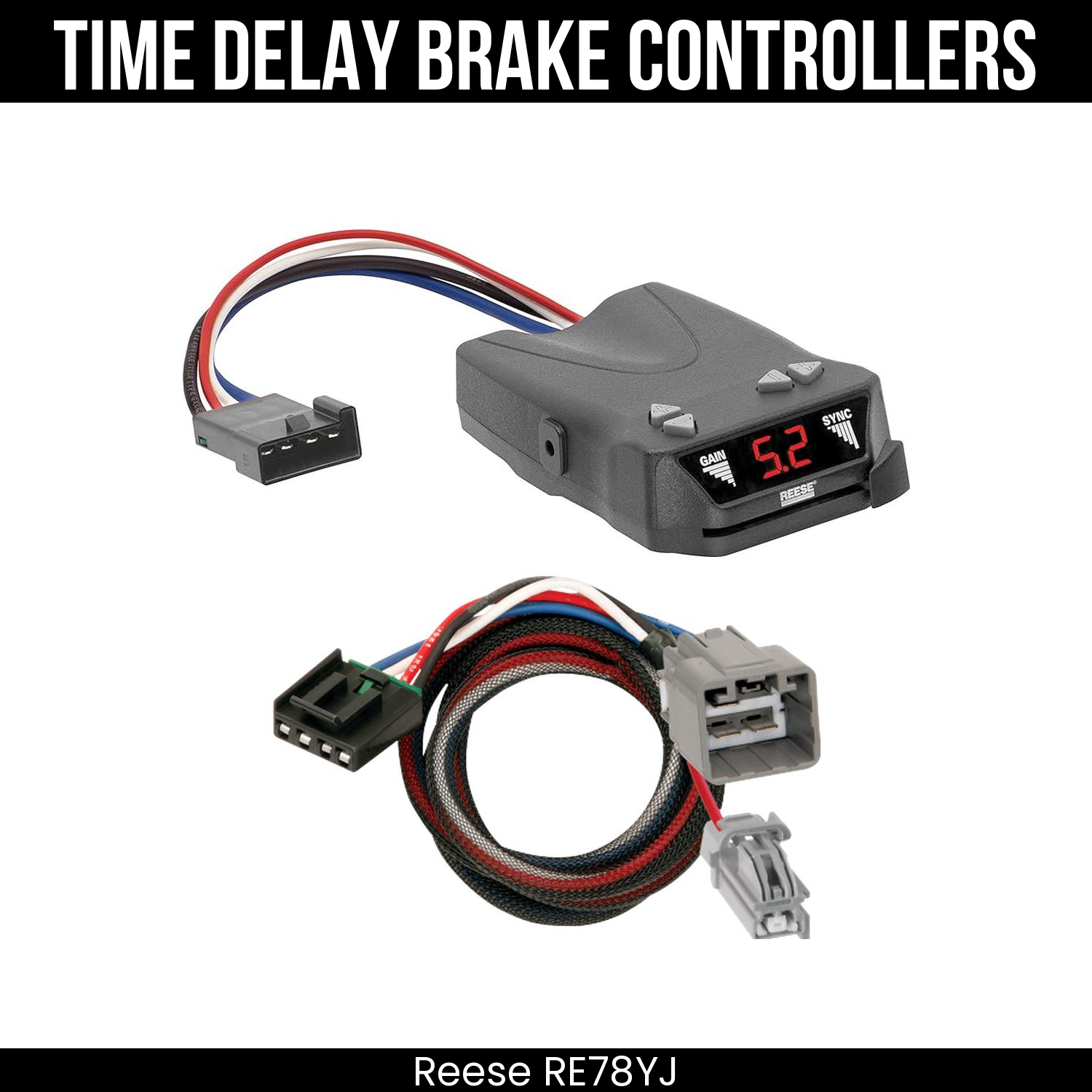 Reese Brakeman IV Brake Control , Plug Adapter