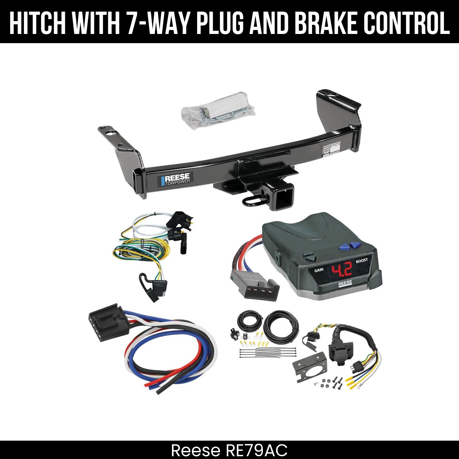 Trailer Hitch , 7-Way , Reese Brake EVN Control