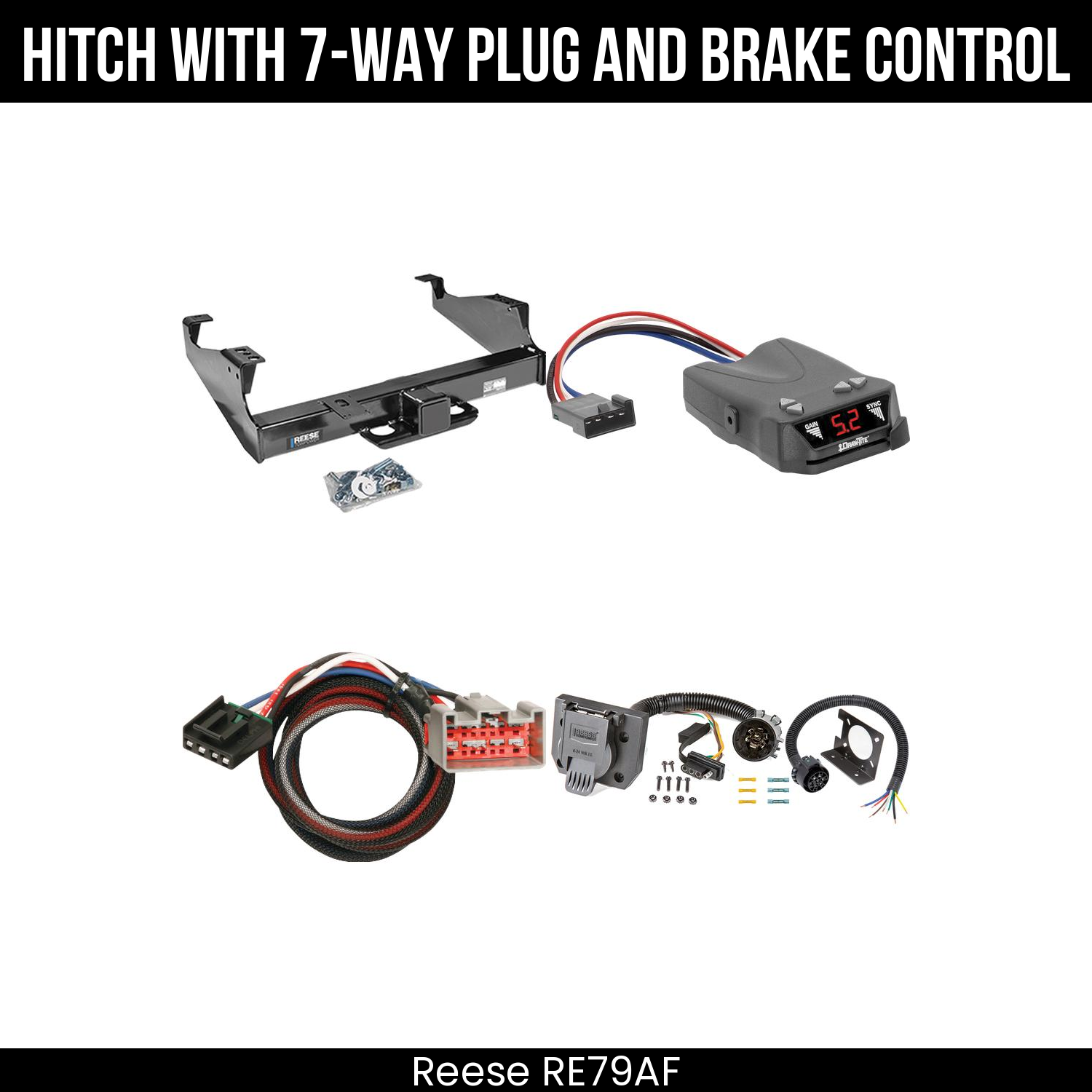 Trailer Hitch , 7-Way , Draw-Tite Activator IV Brake Control