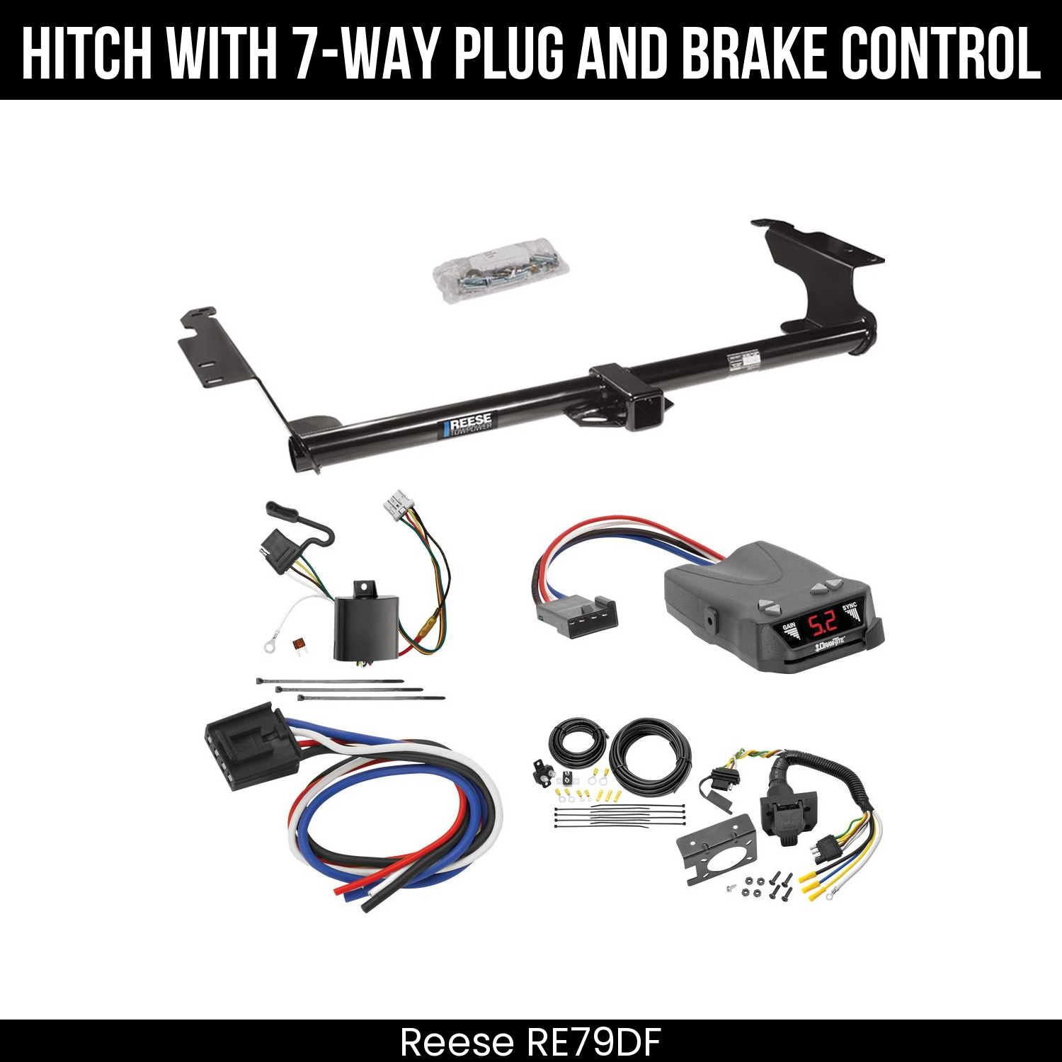 Trailer Hitch , 7-Way , Draw-Tite Activator IV Brake Control