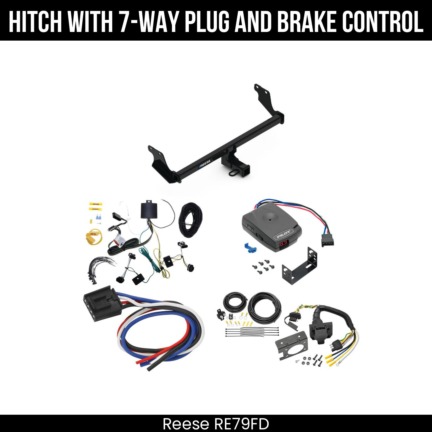 Trailer Hitch , 7-Way , Pro Series Pilot Brake Control