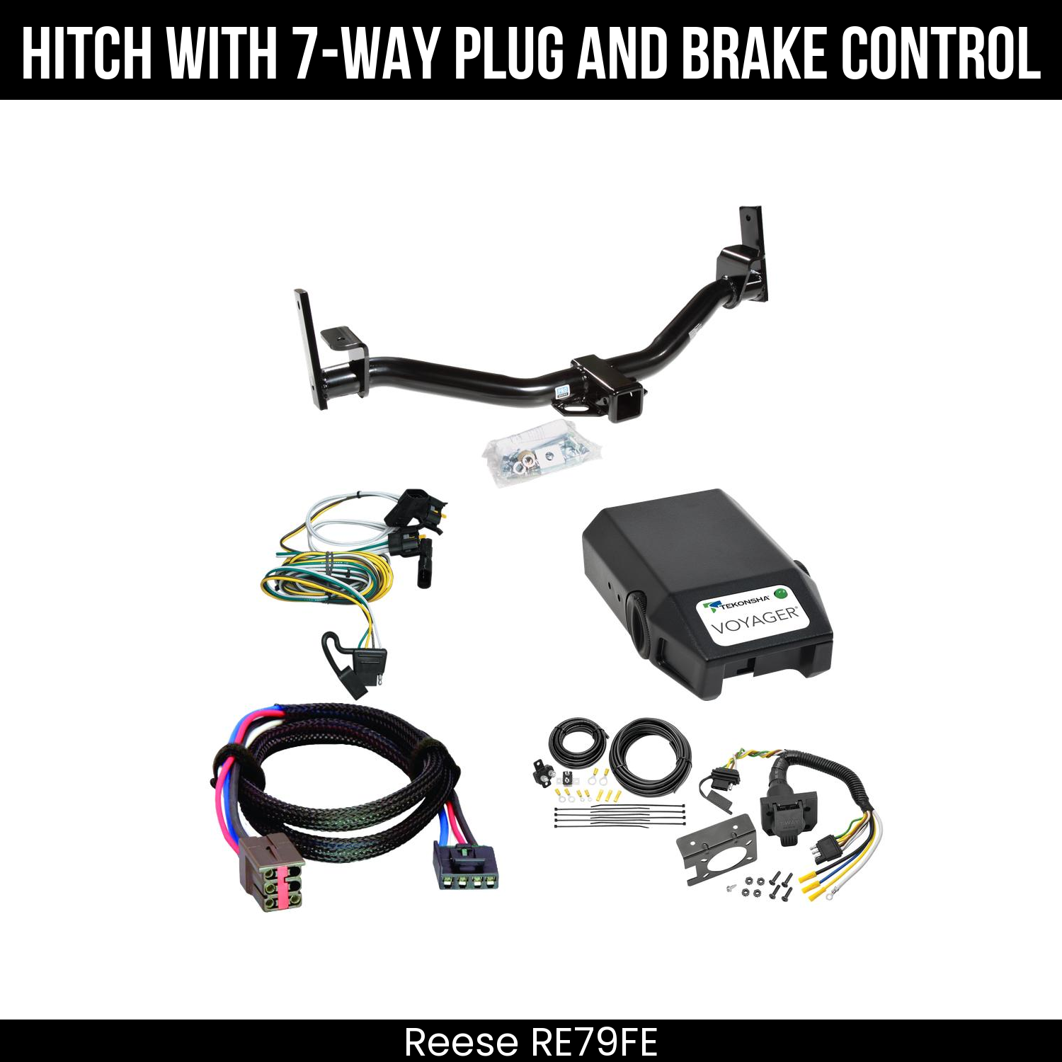 Trailer Hitch , 7-Way , Tekonsha Voyager Brake Control