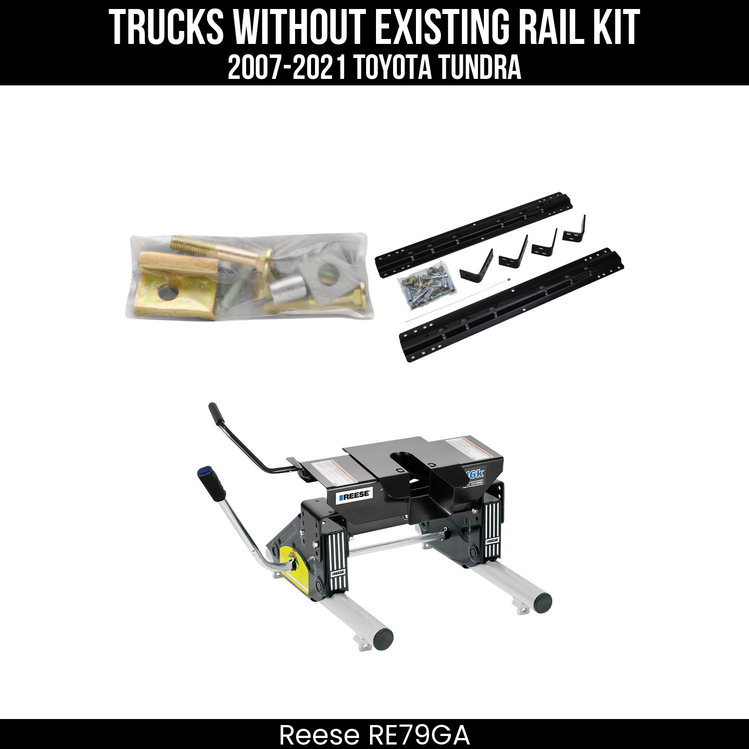 5th Wheel Hitch Bracket Kit,5th Wheel Hitch Mounting Rail & Bracket Kit,Replacement 5th Wheel Head,5th Wheel Round Tube Slider