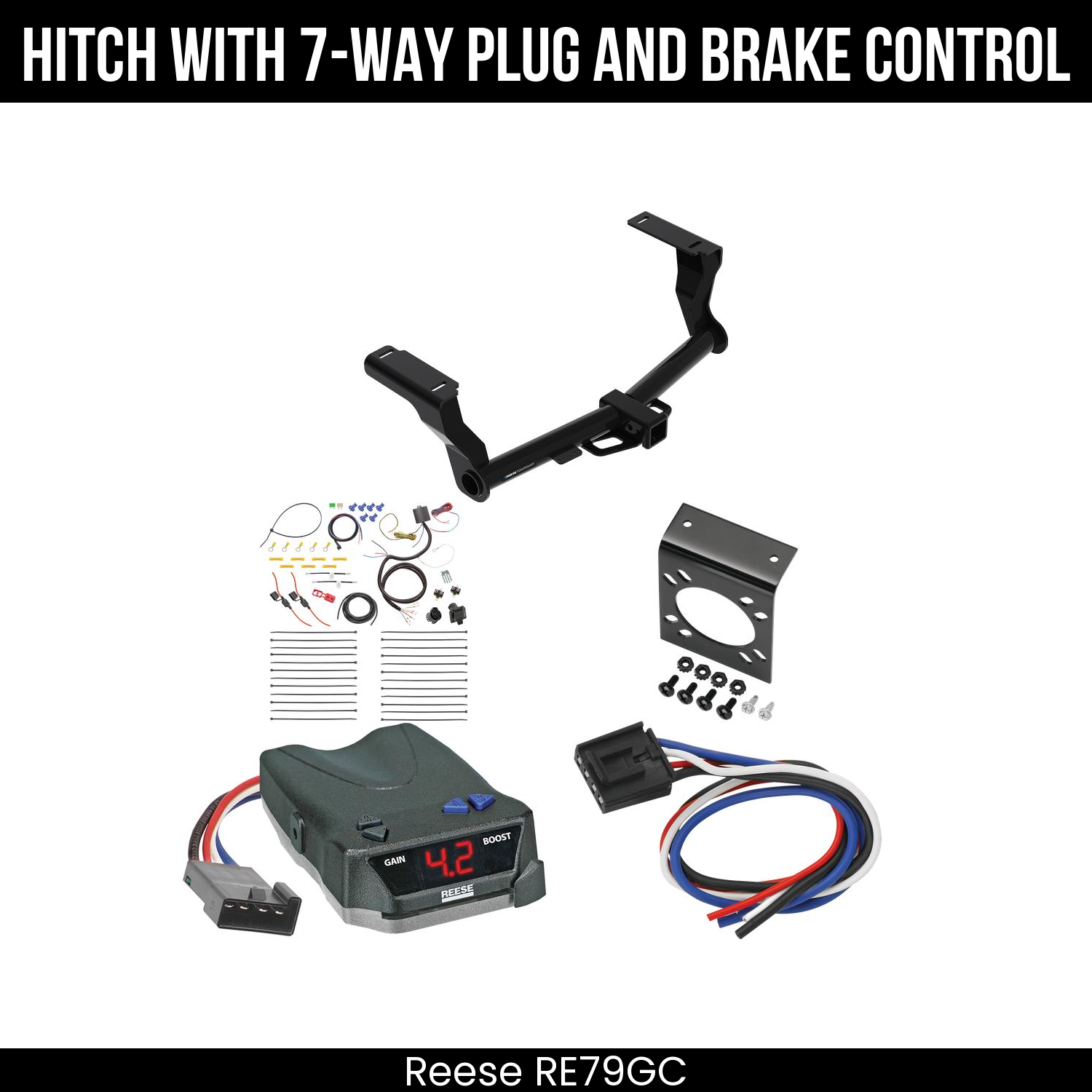 Trailer Hitch , 7-Way , Reese Brake EVN Control