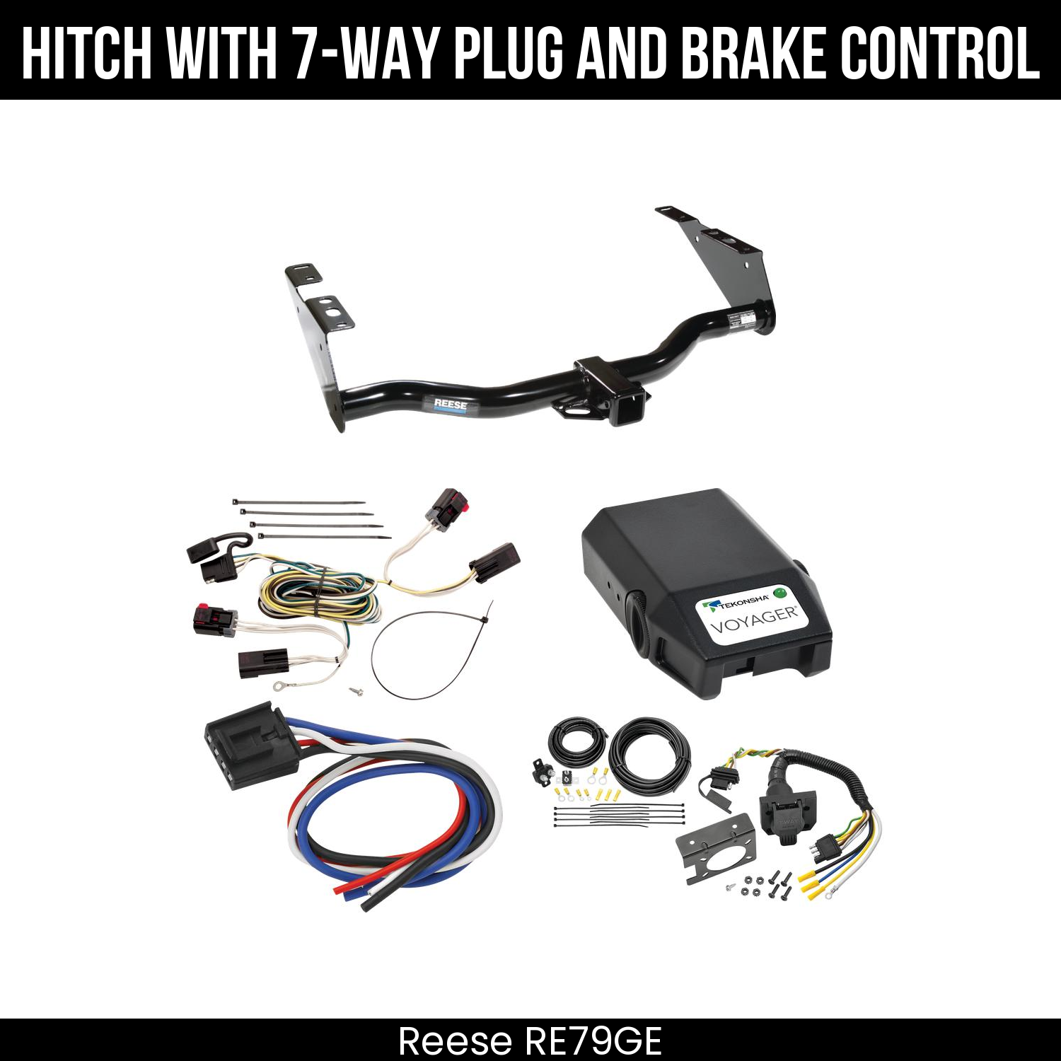 Trailer Hitch , 7-Way , Tekonsha Voyager Brake Control