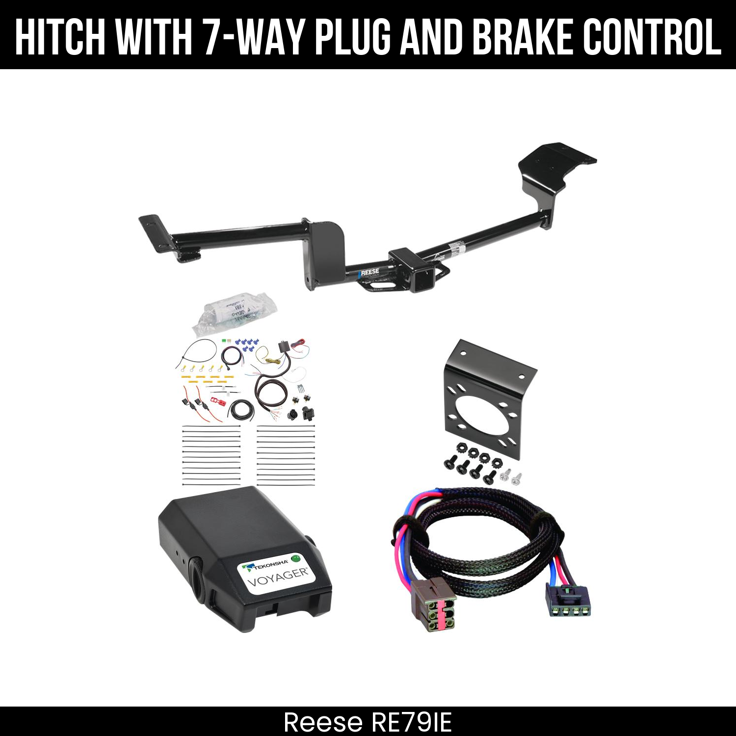 Trailer Hitch , 7-Way , Tekonsha Voyager Brake Control