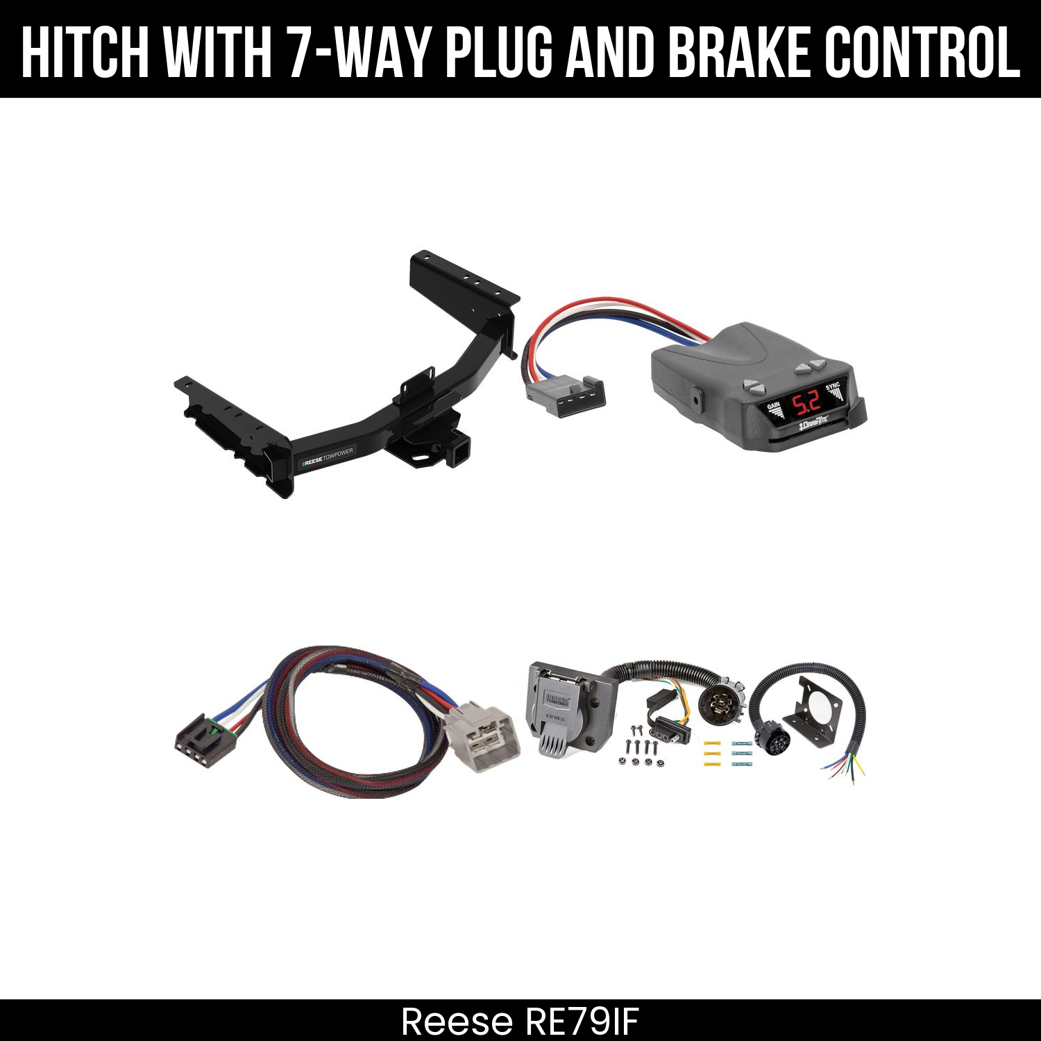 Trailer Hitch , 7-Way , Draw-Tite Activator IV Brake Control