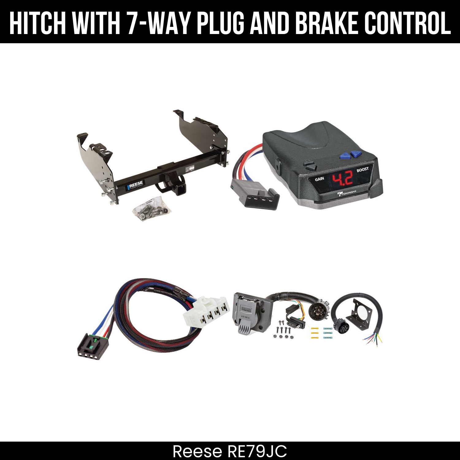 Trailer Hitch , 7-Way , Tekonsha Brake EVN Control