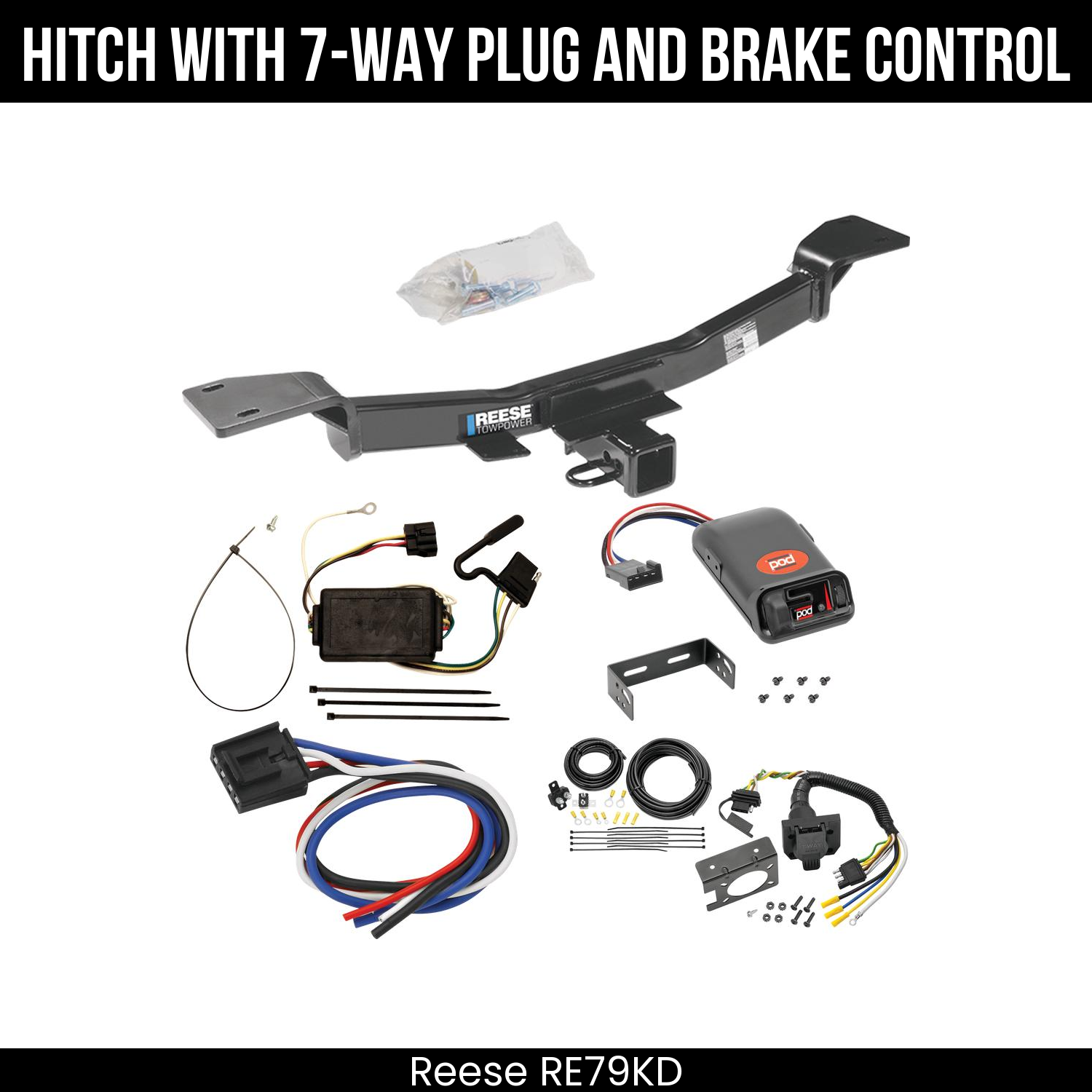 Trailer Hitch , 7-Way , Pro Series POD Brake Control