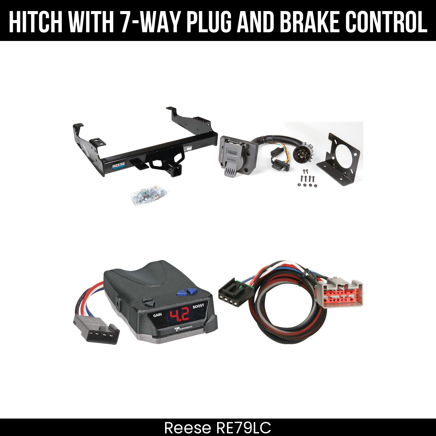 Trailer Hitch , 7-Way , Tekonsha Brake EVN Control