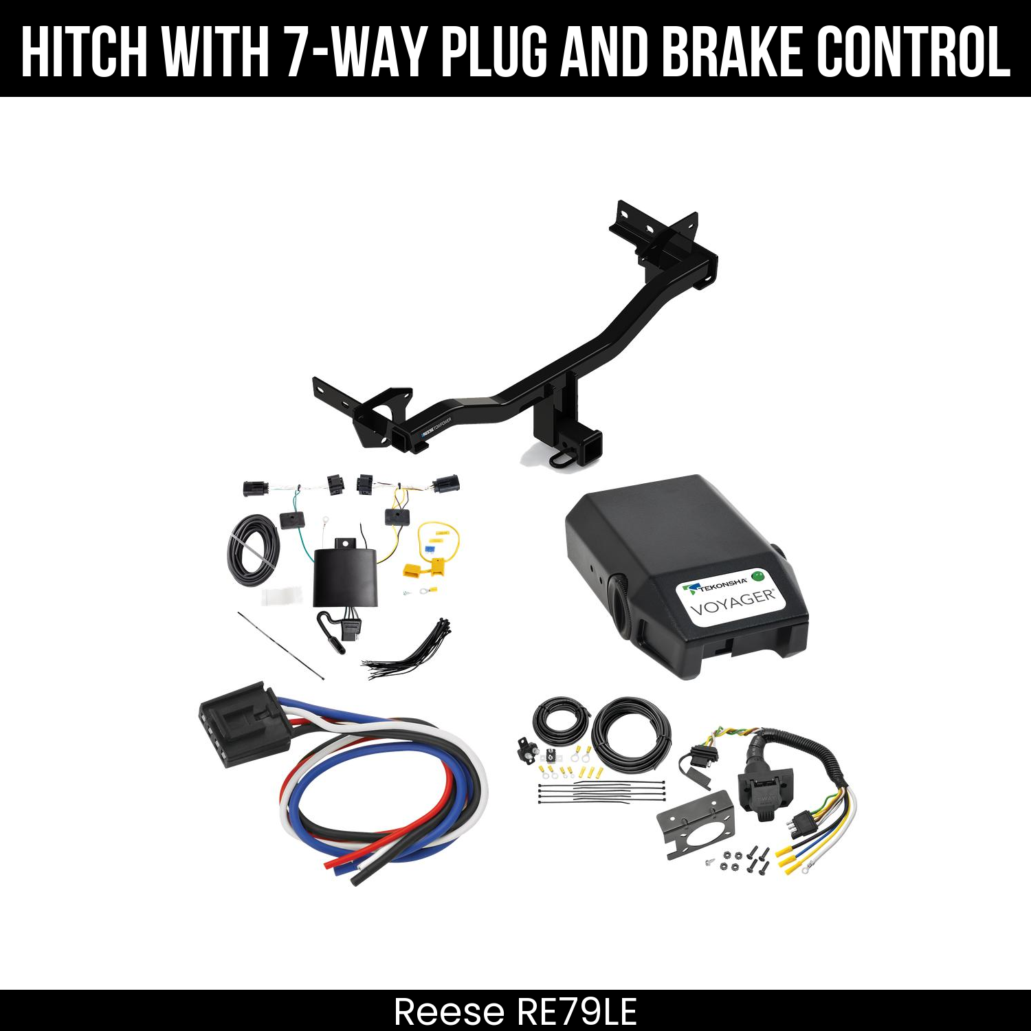 Trailer Hitch , 7-Way , Tekonsha Voyager Brake Control