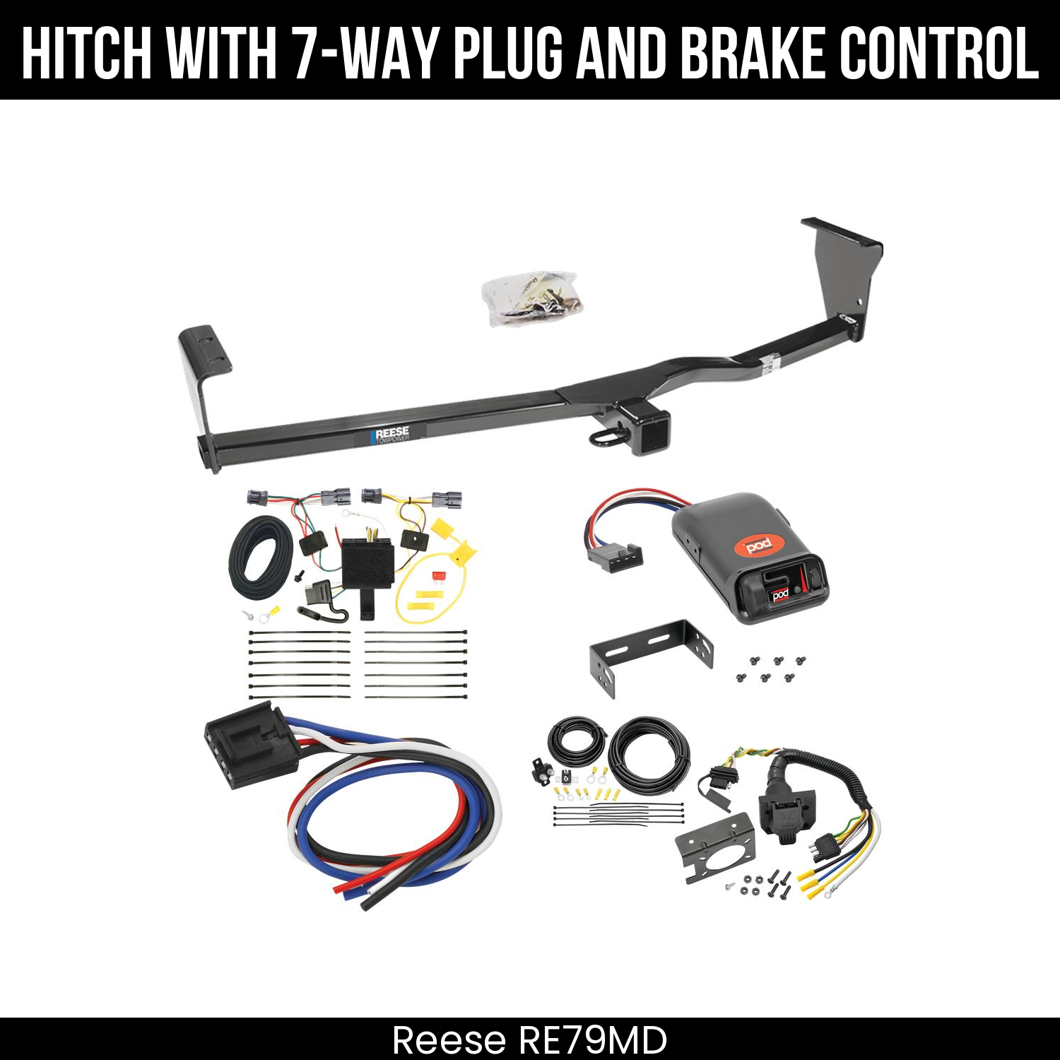 Trailer Hitch , 7-Way , Pro Series POD Brake Control