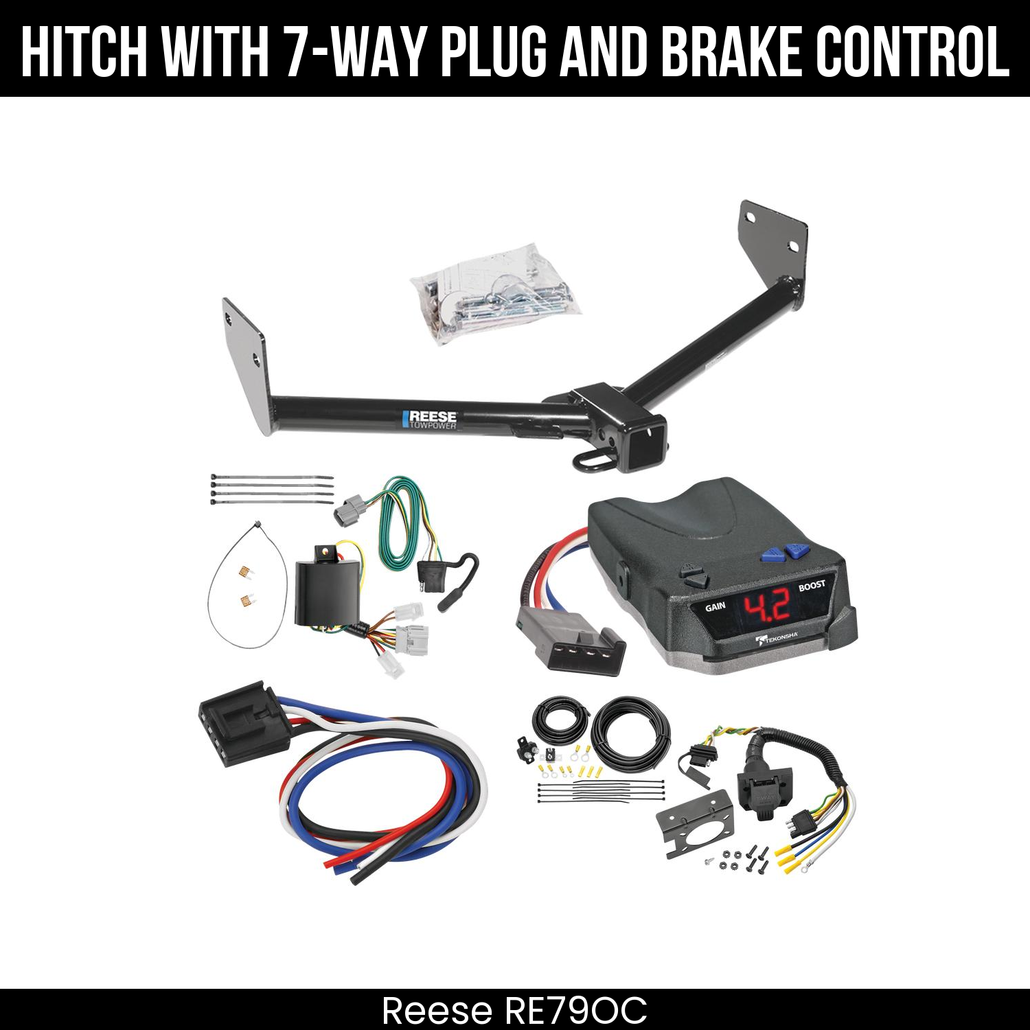 Trailer Hitch , 7-Way , Tekonsha Brake EVN Control