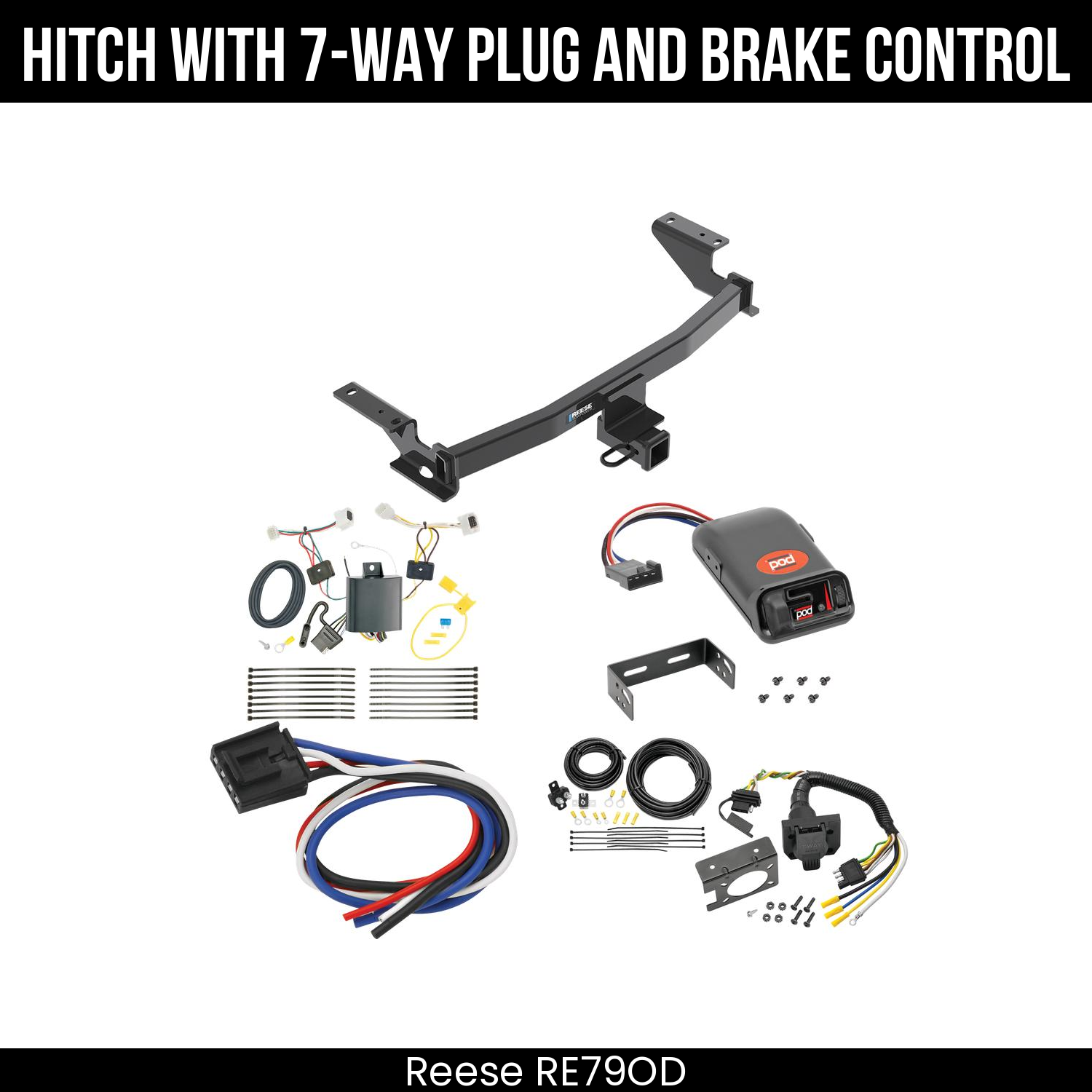Trailer Hitch , 7-Way , Pro Series POD Brake Control