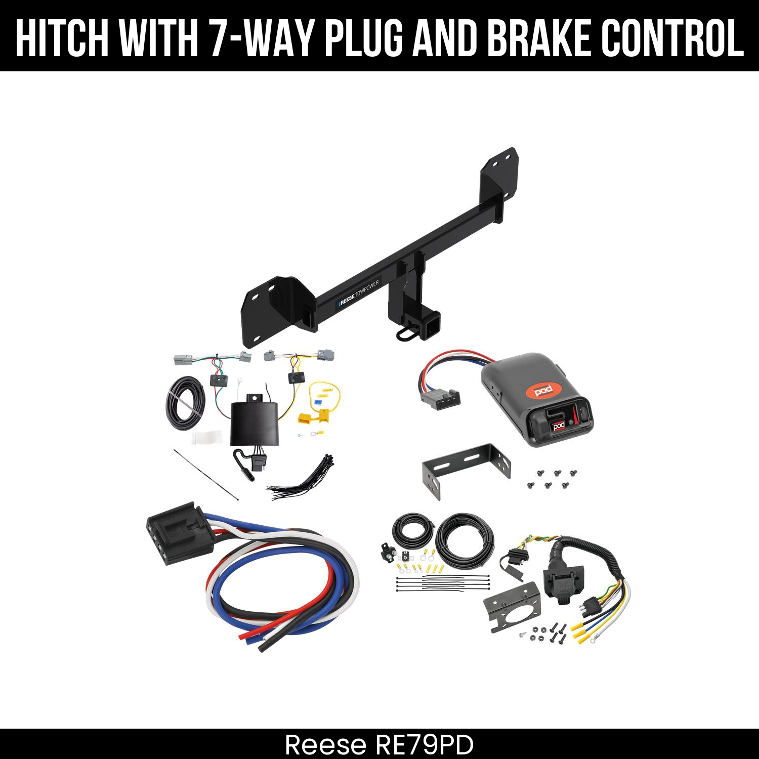 Trailer Hitch , 7-Way , Pro Series POD Brake Control