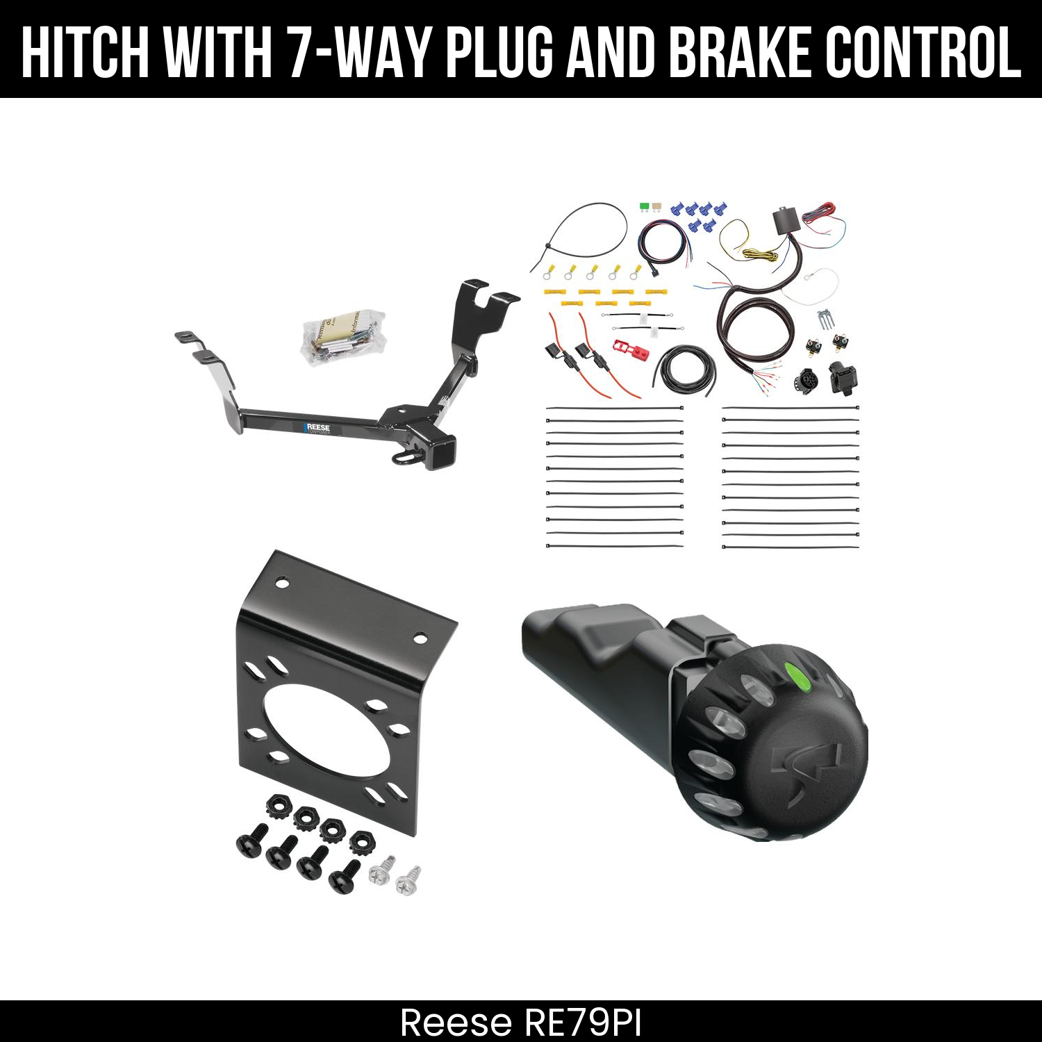 Trailer Hitch , 7-Way , Tekonsha Voyager iD Smart Brake Control