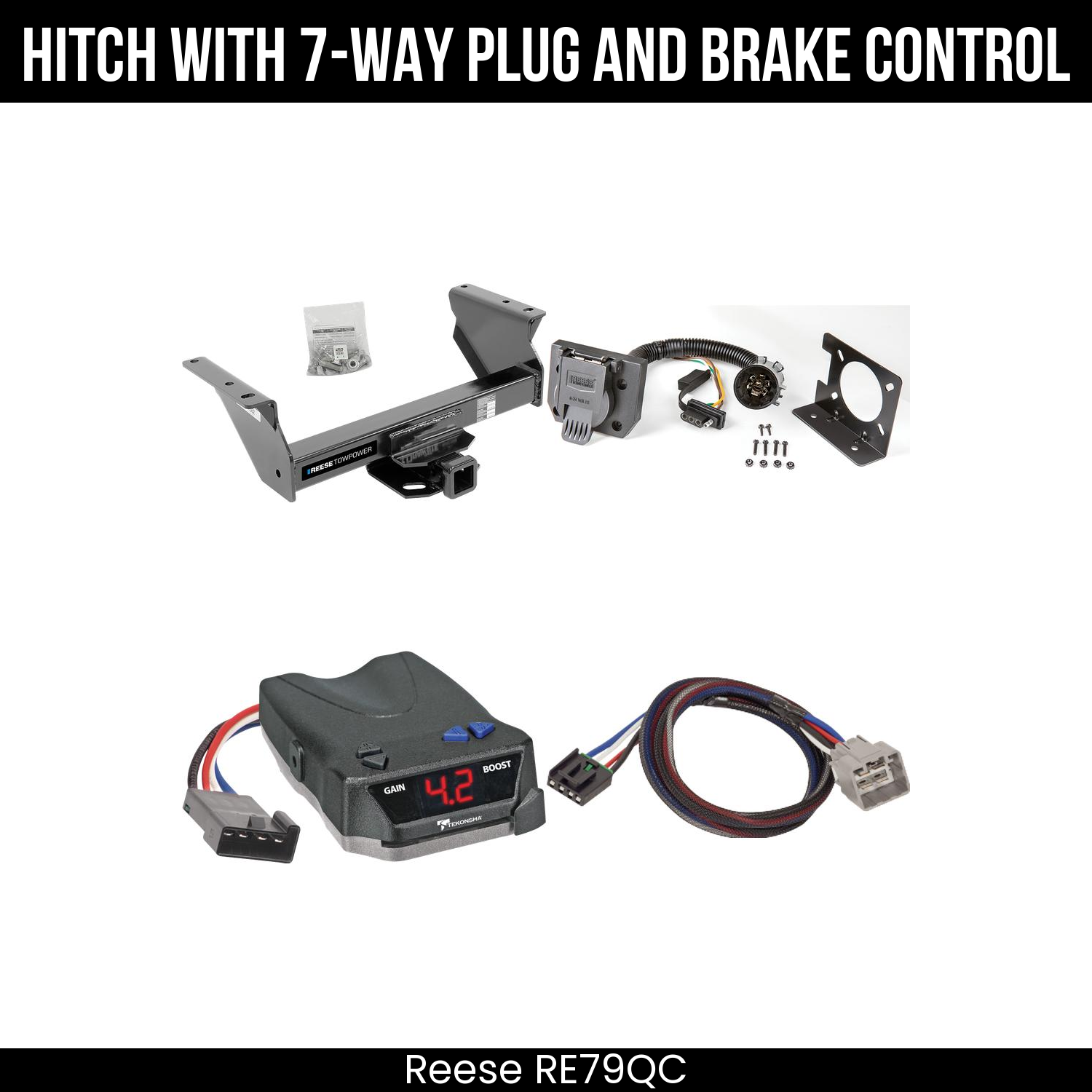 Trailer Hitch , 7-Way , Tekonsha Brake EVN Control