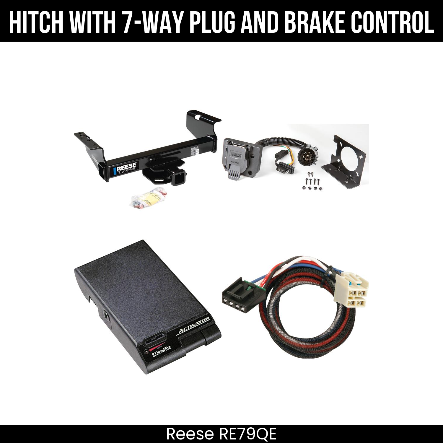 Trailer Hitch , 7-Way , Draw-Tite Activator Brake Control