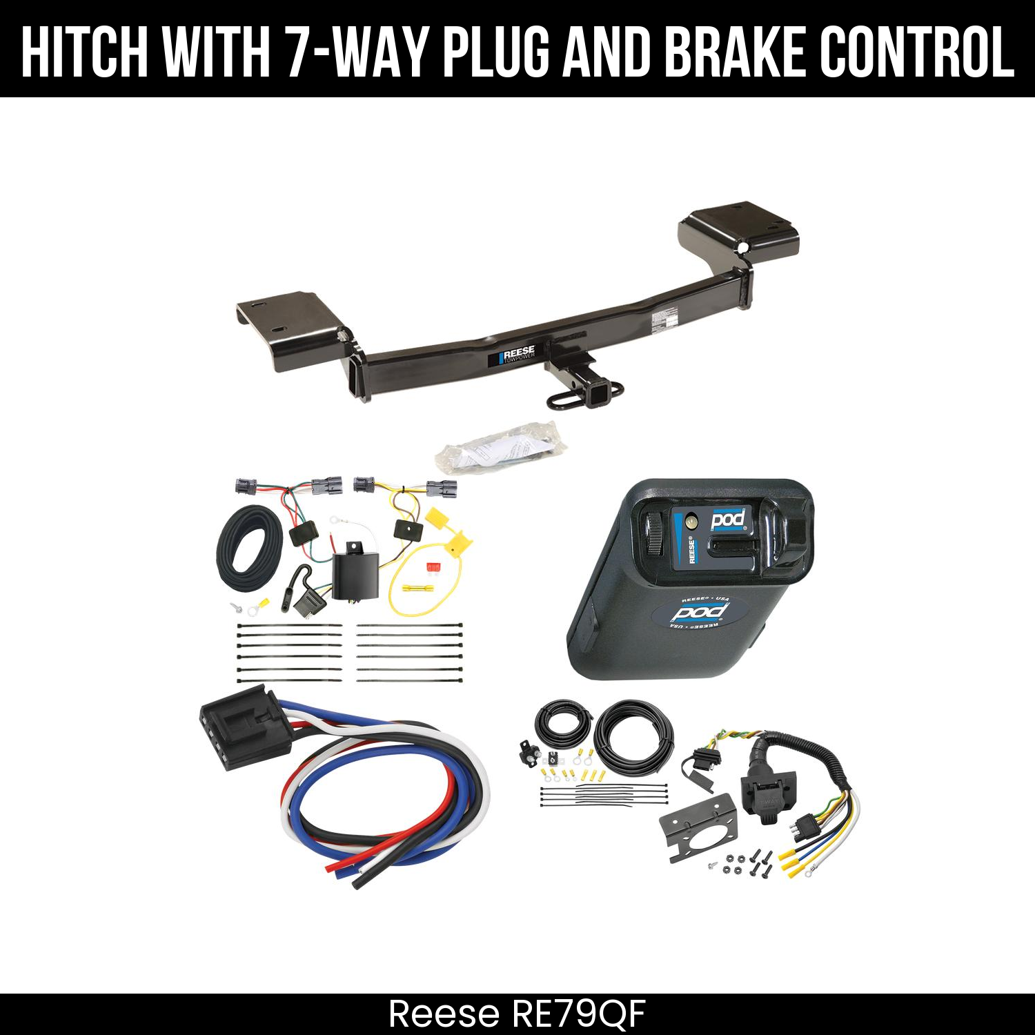 Trailer Hitch , 7-Way , Reese POD Brake Control