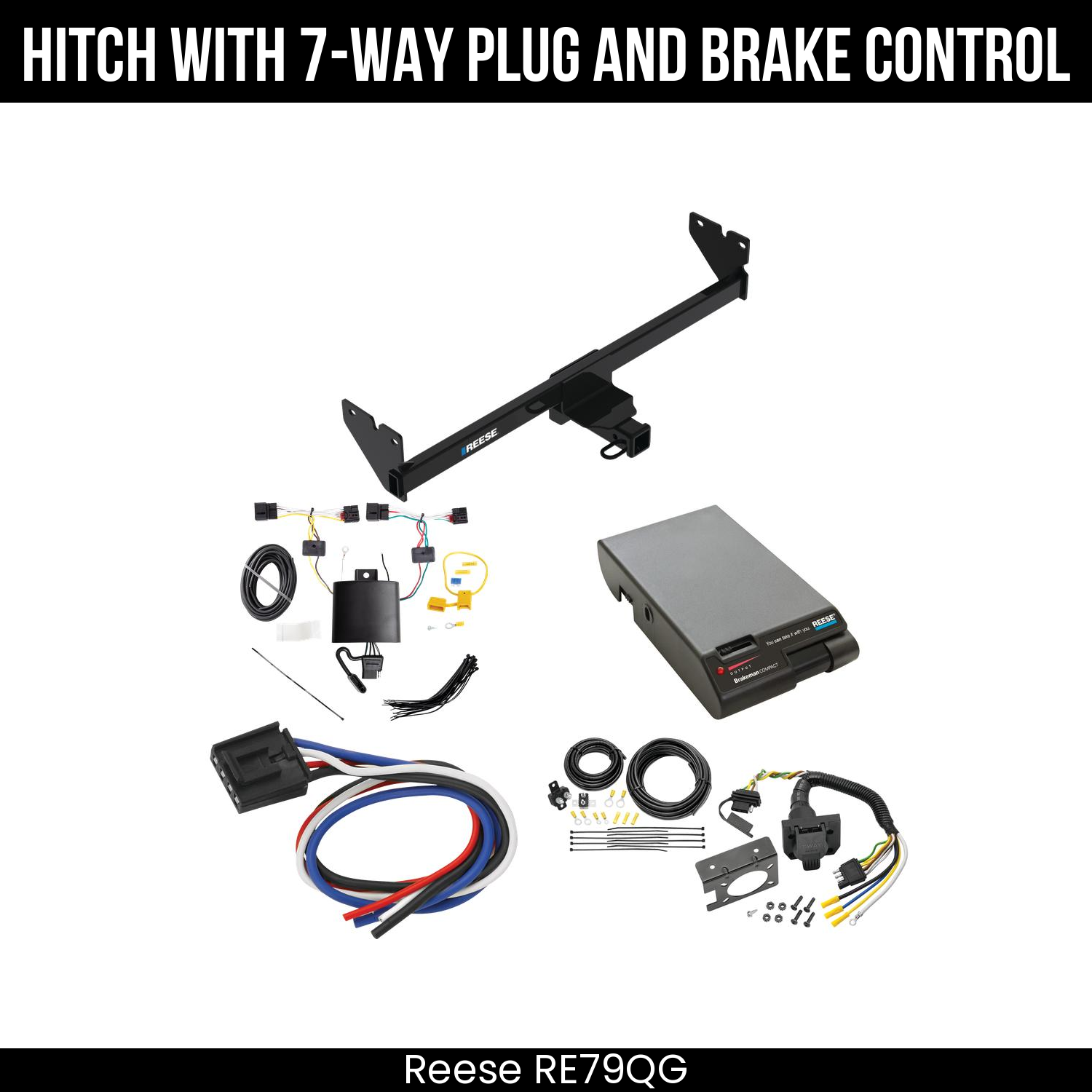 Trailer Hitch , 7-Way , Reese Brakeman Brake Control