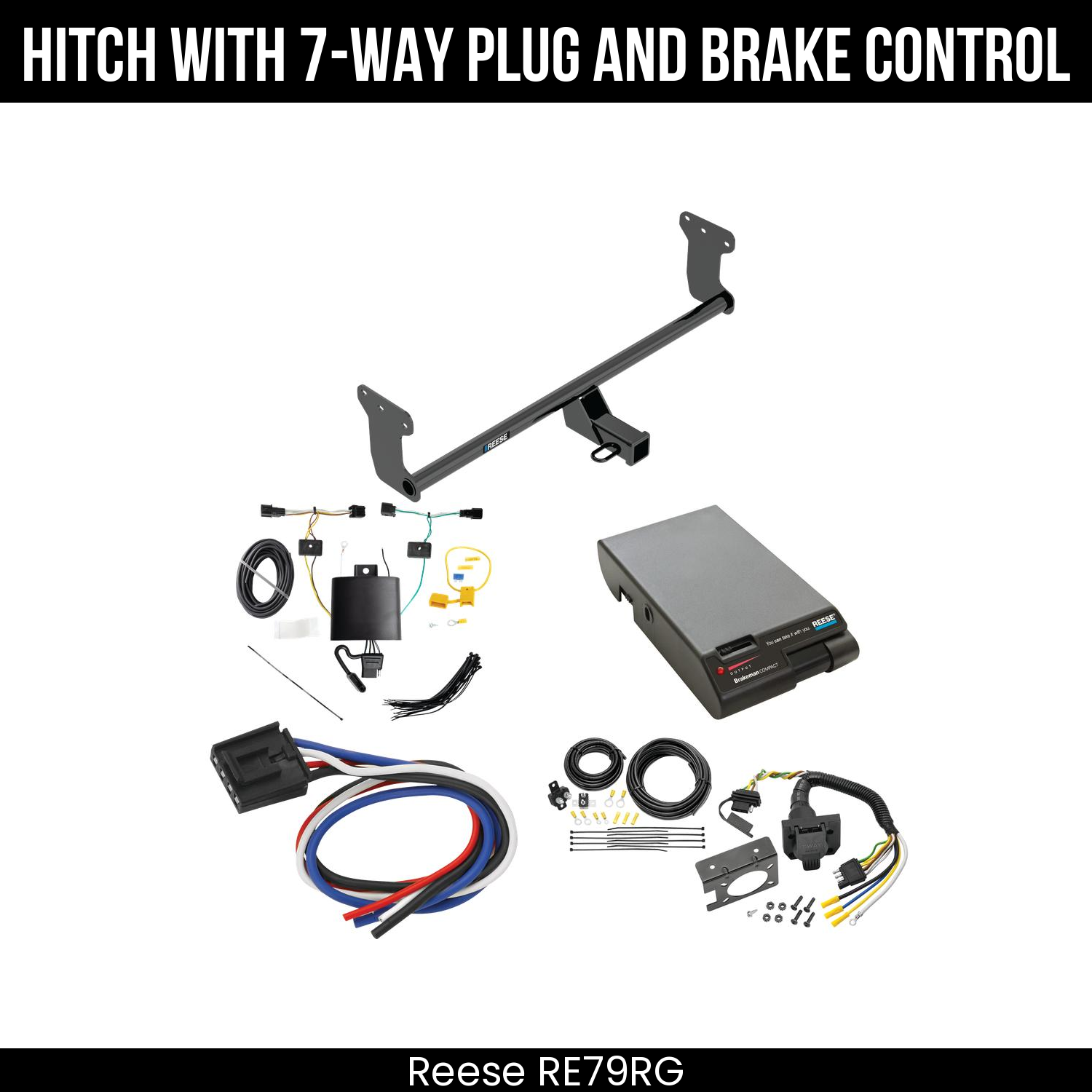 Trailer Hitch , 7-Way , Reese Brakeman Brake Control
