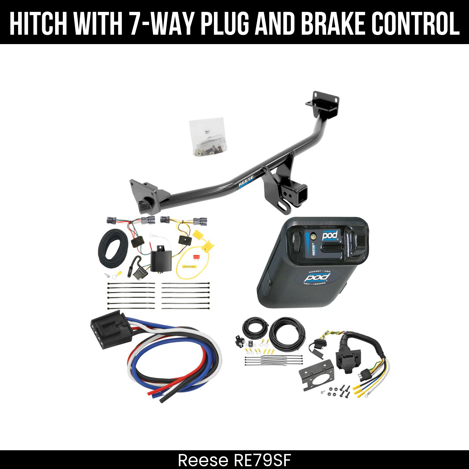 Trailer Hitch , 7-Way , Reese POD Brake Control