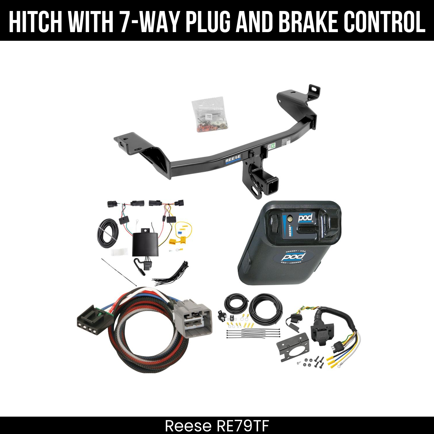 Trailer Hitch , 7-Way , Reese POD Brake Control